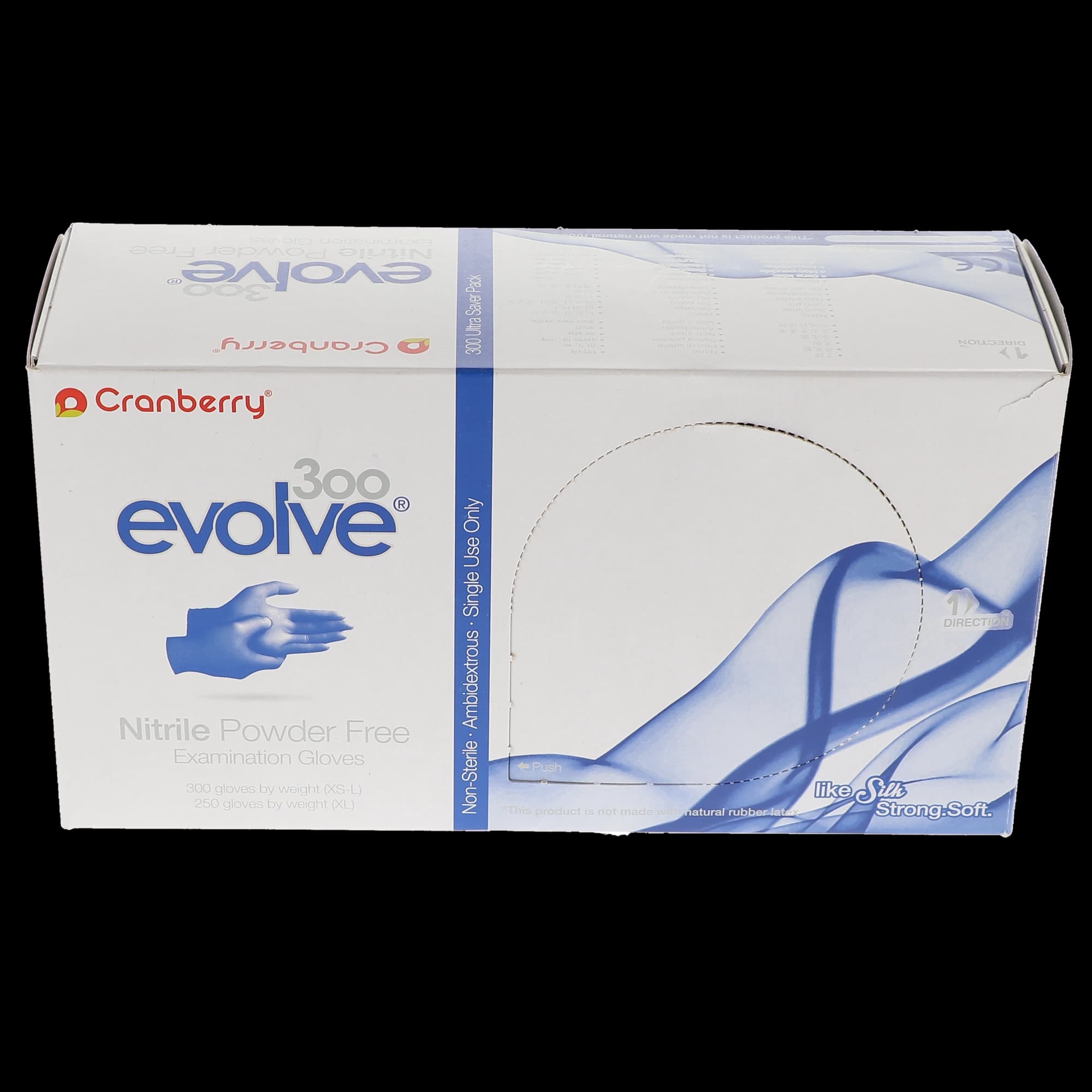 Cranberry Evolve 300 Nitrile Exam Gloves, Powder-Free, Non-Sterile, Small, Royal Blue, Textured Fingertips, 300/Box, CR3306 thumbnail 13