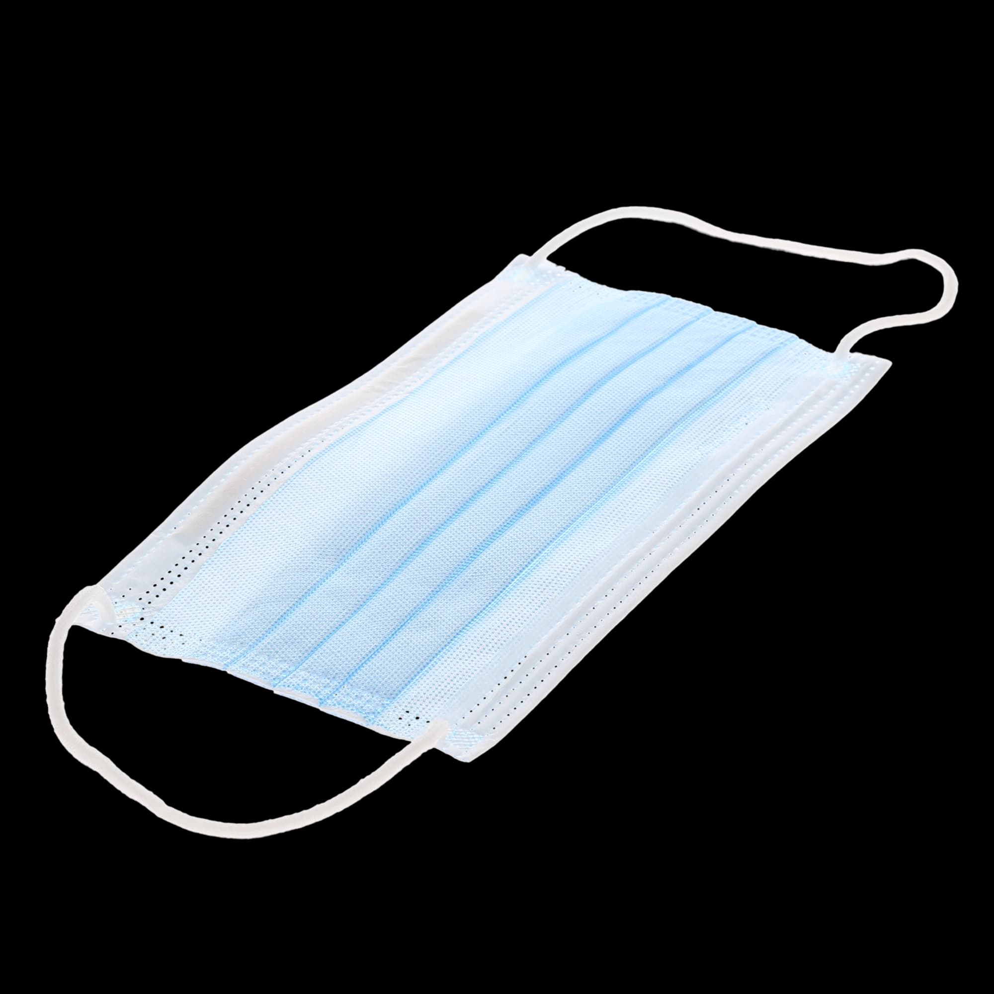 Cranberry Repel 4-Ply Procedure Face Mask, ASTM Level 3, Sapphire, Ear Loop, 50/Box, R2960SA thumbnail 12
