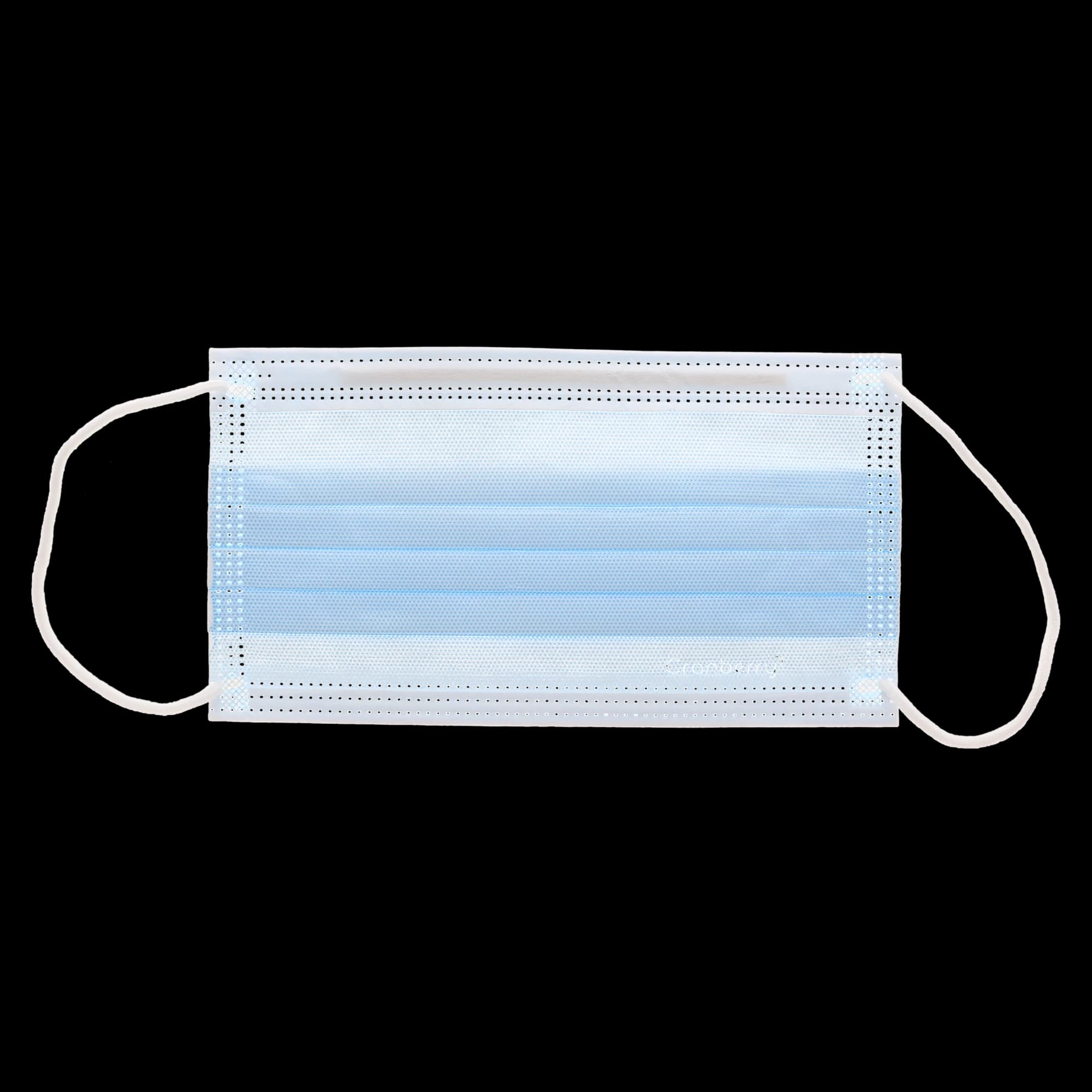 Cranberry Repel 4-Ply Procedure Face Mask, ASTM Level 3, Sapphire, Ear Loop, 50/Box, R2960SA thumbnail 10