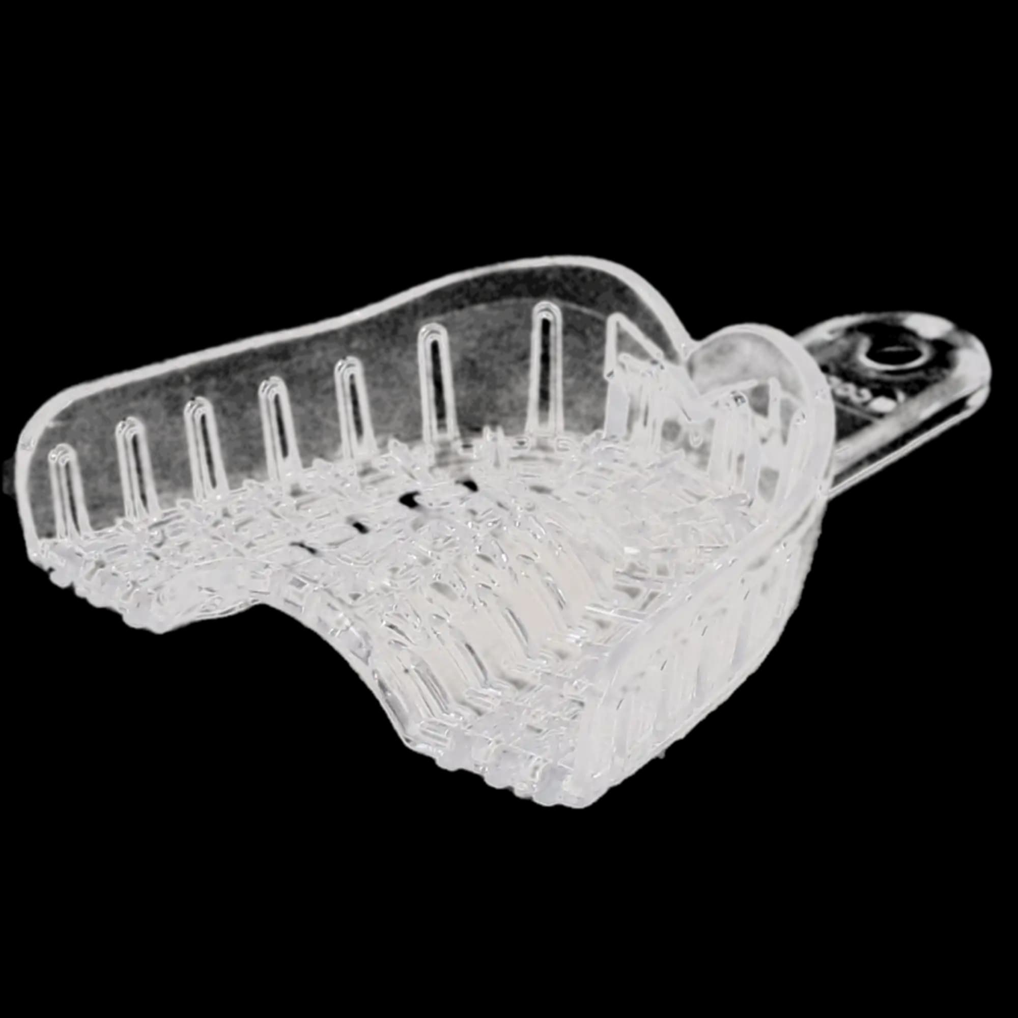 President Disposable Impression Trays, #3 Upper Medium, Clear, Perforated, 12/Pkg, C6903 thumbnail 6