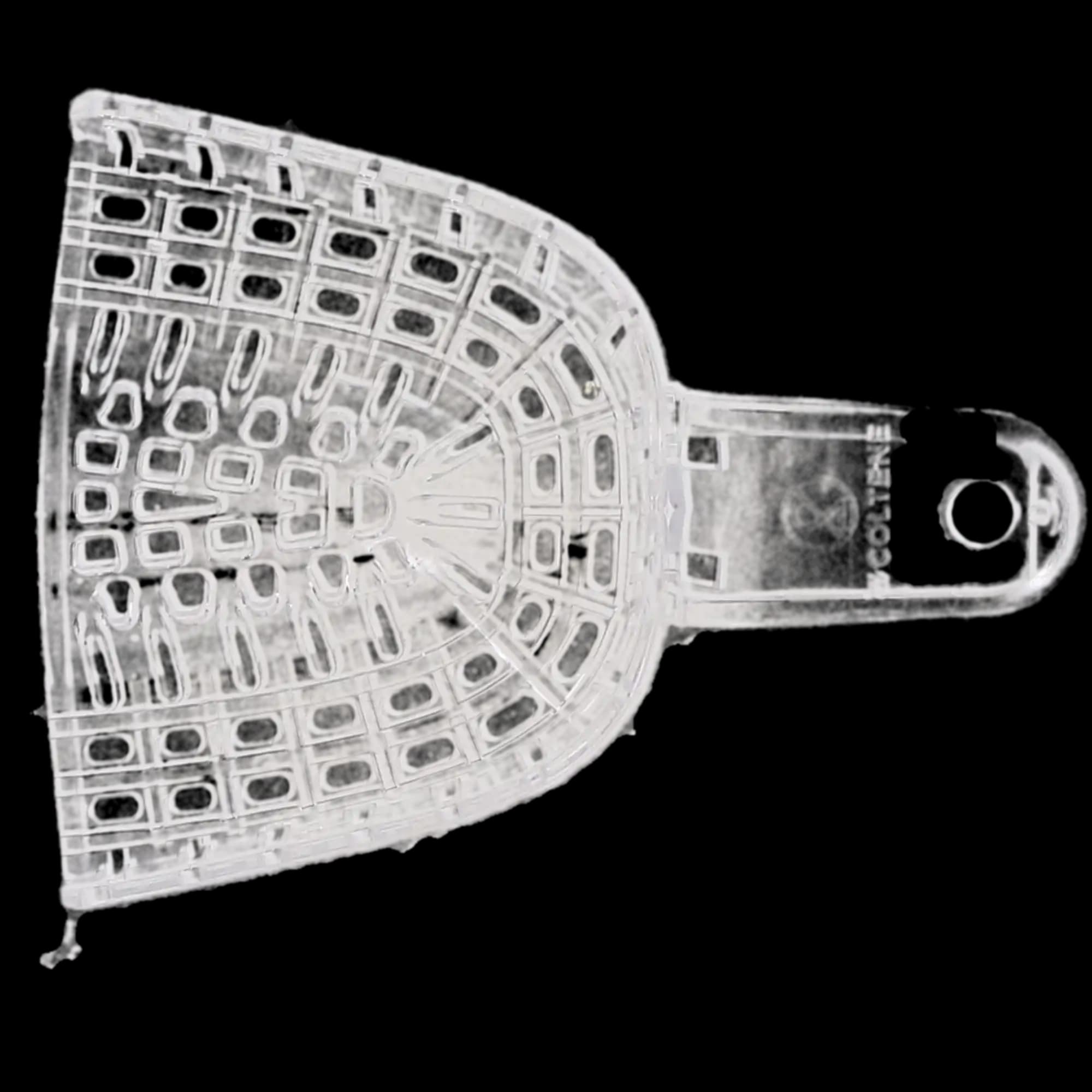 President Disposable Impression Trays, #3 Upper Medium, Clear, Perforated, 12/Pkg, C6903 thumbnail 9