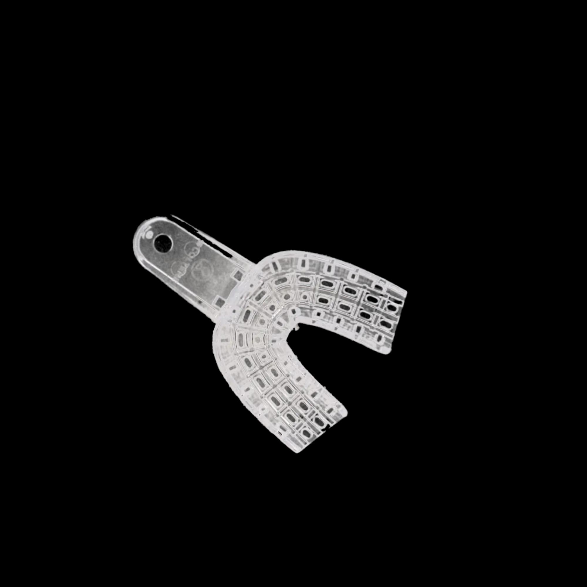 President Disposable Impression Trays, Clear, Perforated, #4 Lower Medium, 12/Pk, C6904 thumbnail 8