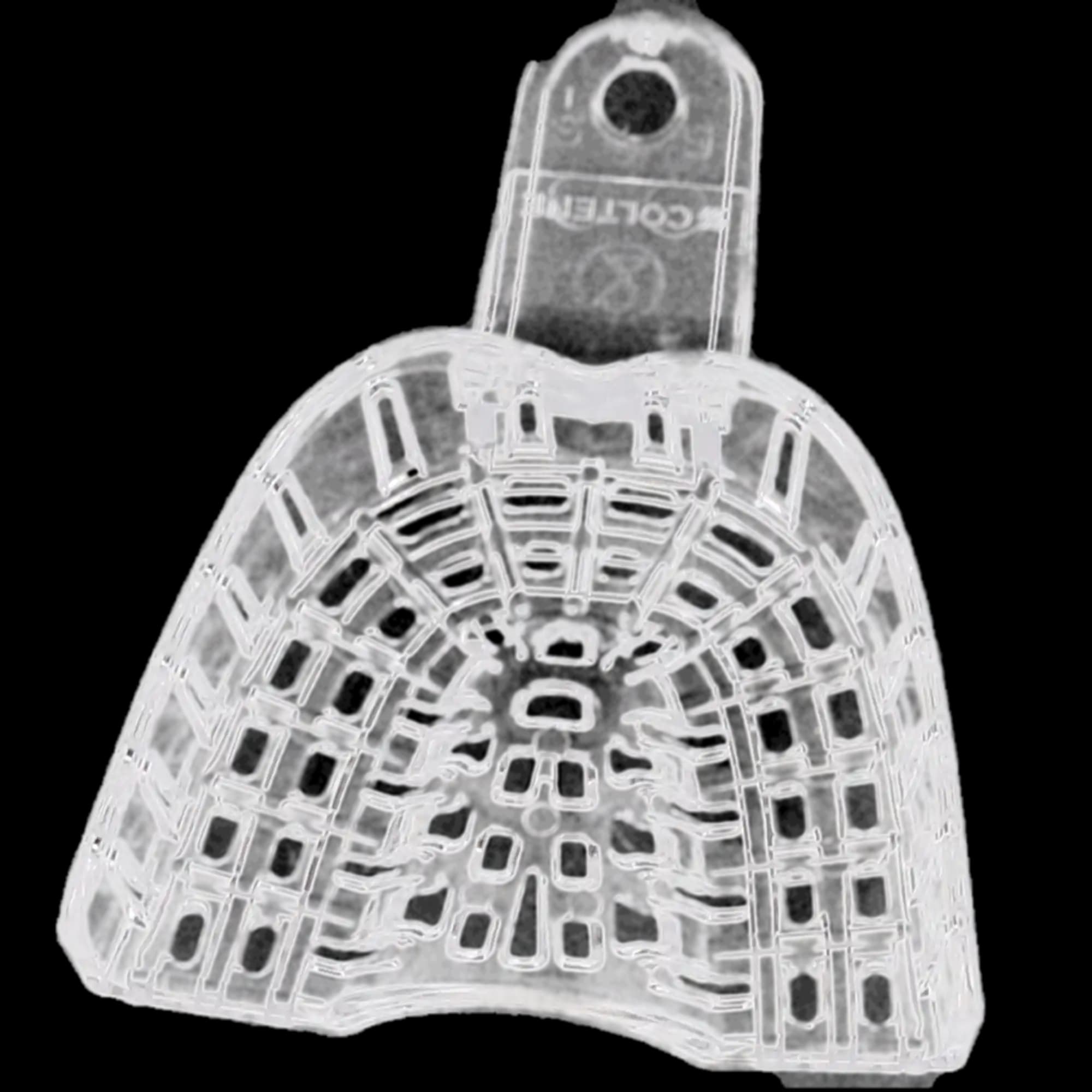 President Disposable Perforated Impression Tray #5 Small Upper, Clear, 12/Pk, C6905 thumbnail 7