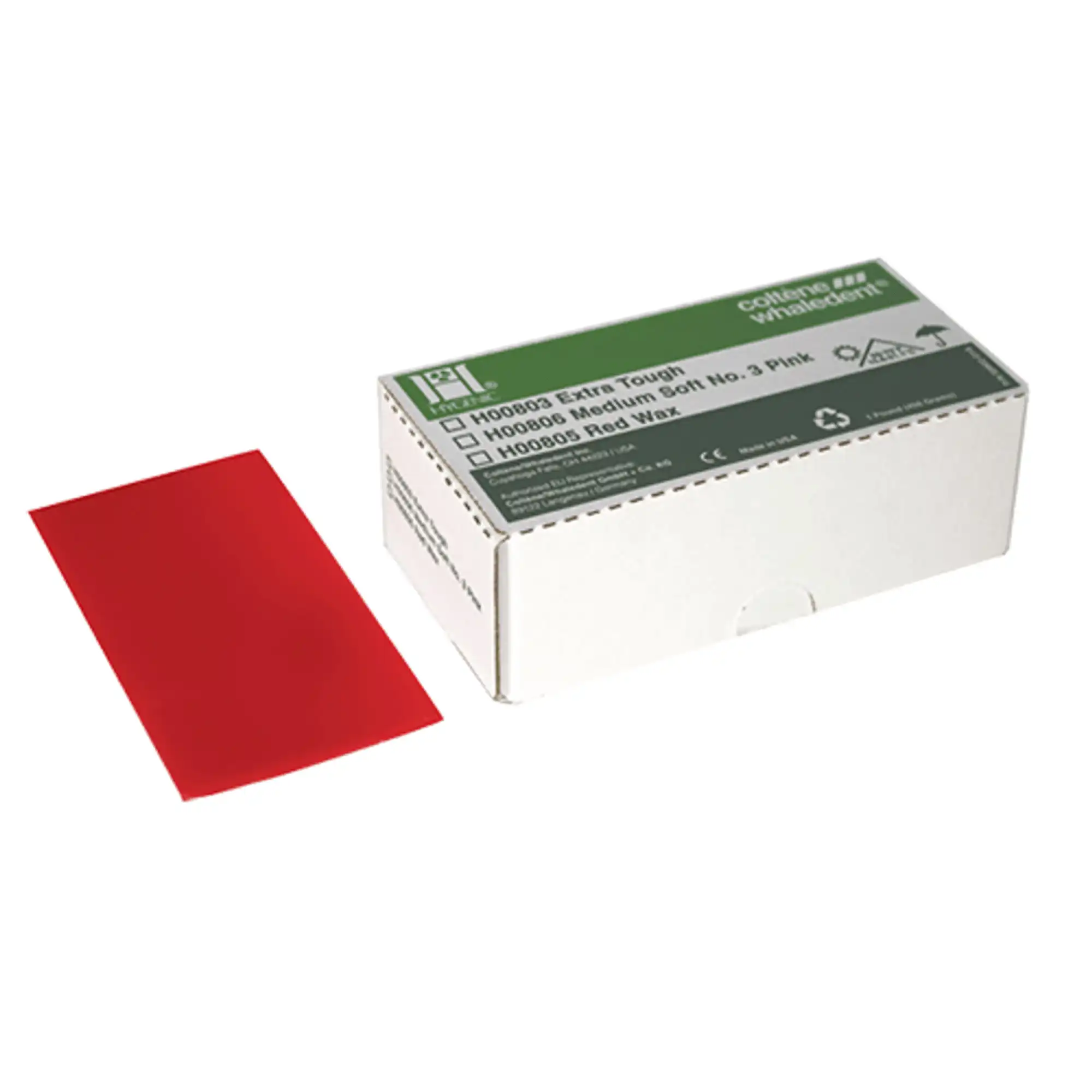 Hygenic Baseplate Wax, Medium Soft, Red, 1 lb, #3, 1/Pk, H00805 thumbnail 5