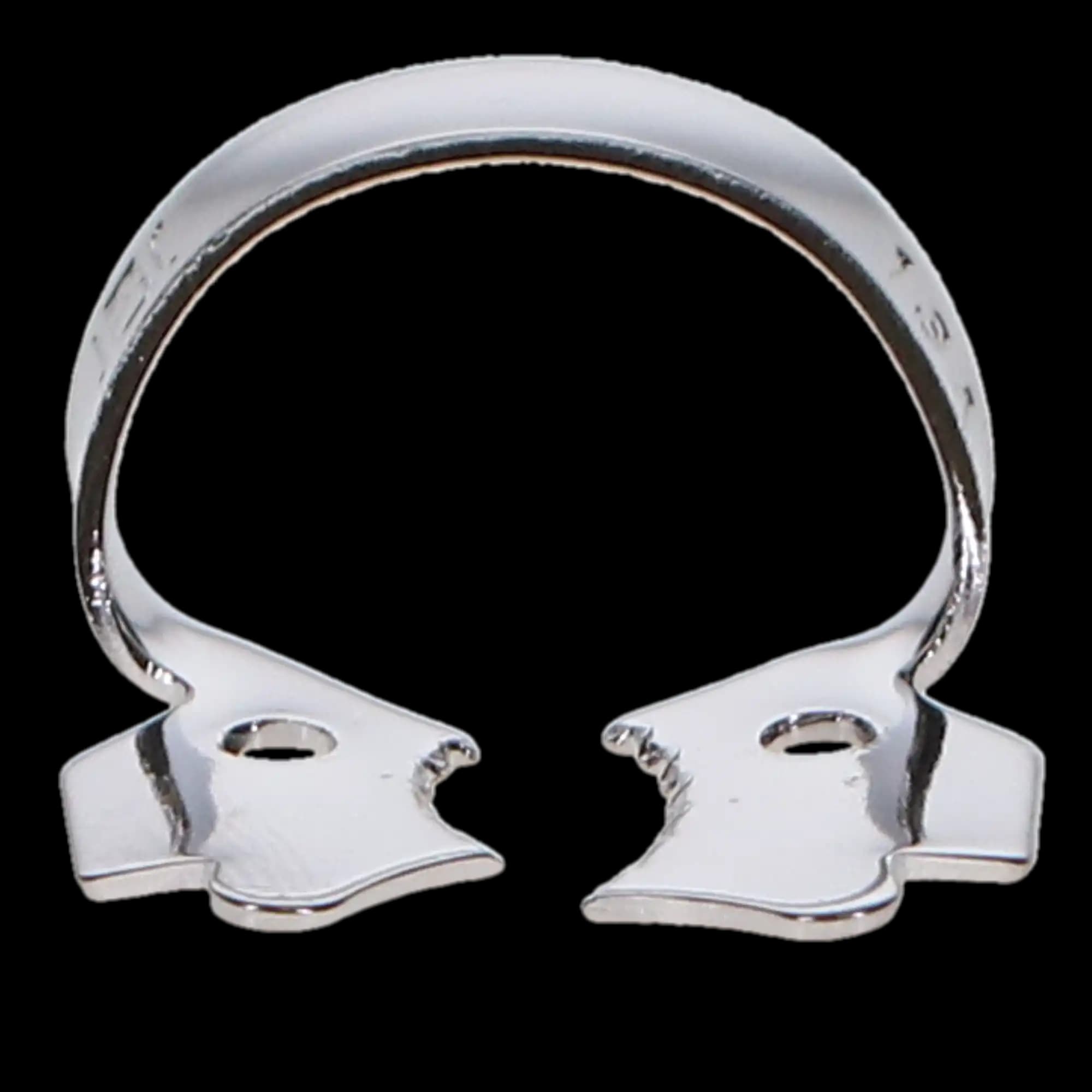 Hygenic Rubber Dam Clamp, #13A, Winged, Gloss Finish, Serrated Jaw, Upper Right Molar, 1/Pk, H02705 thumbnail 2