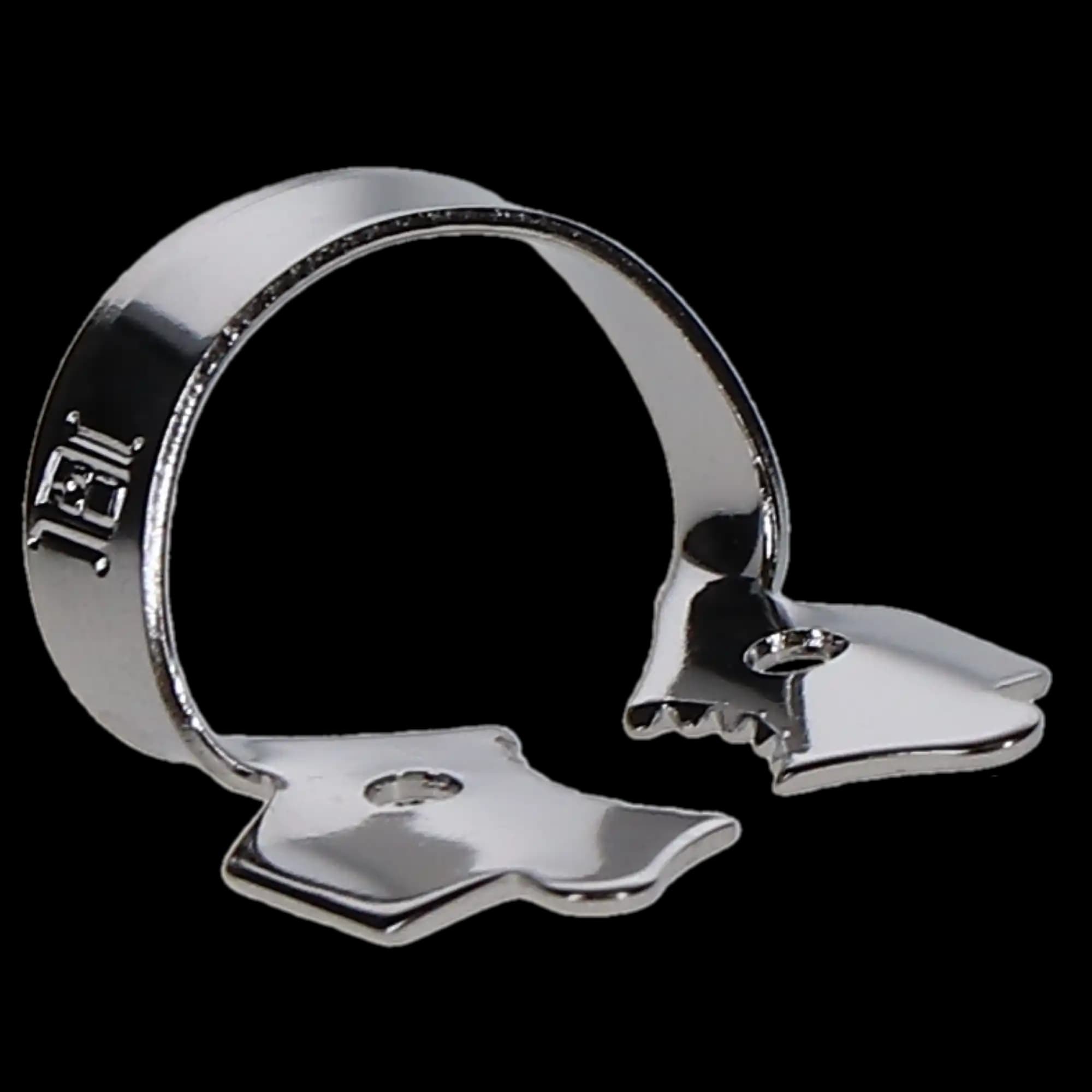 Hygenic Rubber Dam Clamp, #12A, Winged, Gloss Finish, Serrated Jaw, Upper Left Molar, 1/Pk, H02706 thumbnail 3