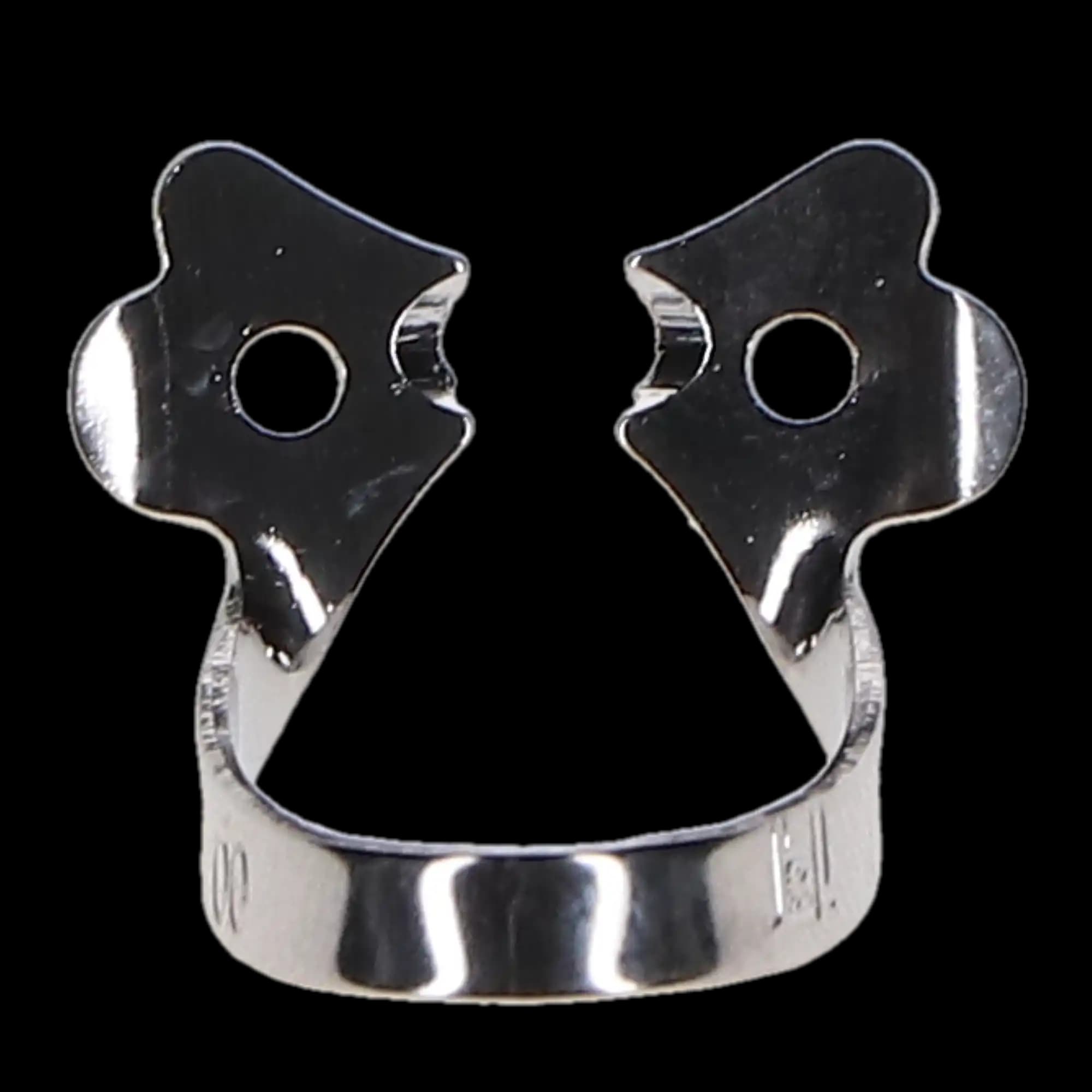 Hygenic Rubber Dam Clamp, #00, Winged, Gloss Finish, Upper & Lower Premolar/Anterior, 1/Pk, H02762 thumbnail 3