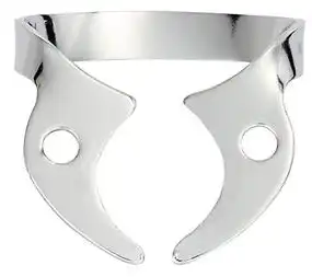 Hygenic Rubber Dam Clamp, #W7, Wingless, Gloss Finish, Lower Molar, 1/Pk, H02765 thumbnail 2