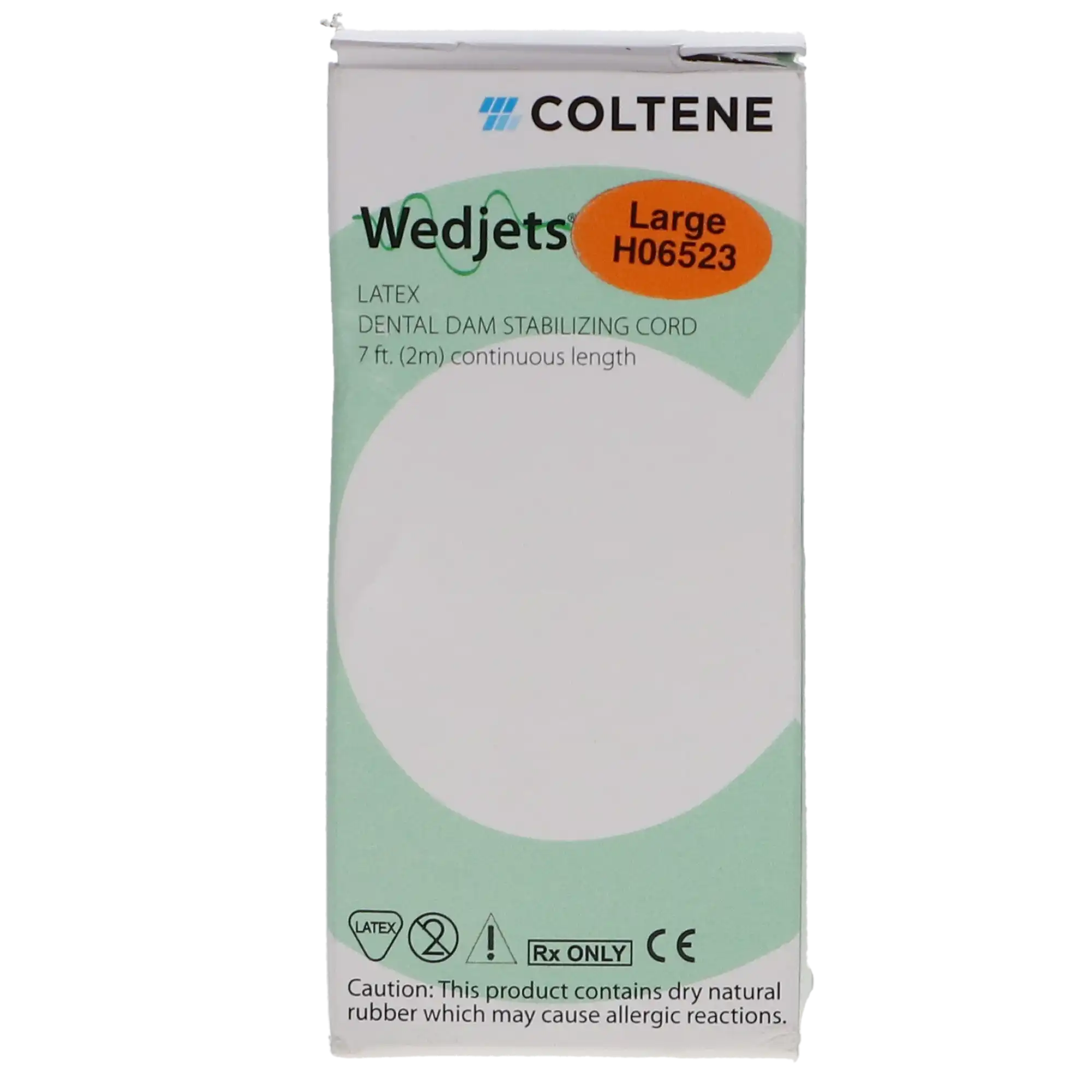 Wedjets Dental Dam Stabilizing Cord, Large, Orange, Natural Latex, 7 ft (2.1m), H06523 thumbnail 4