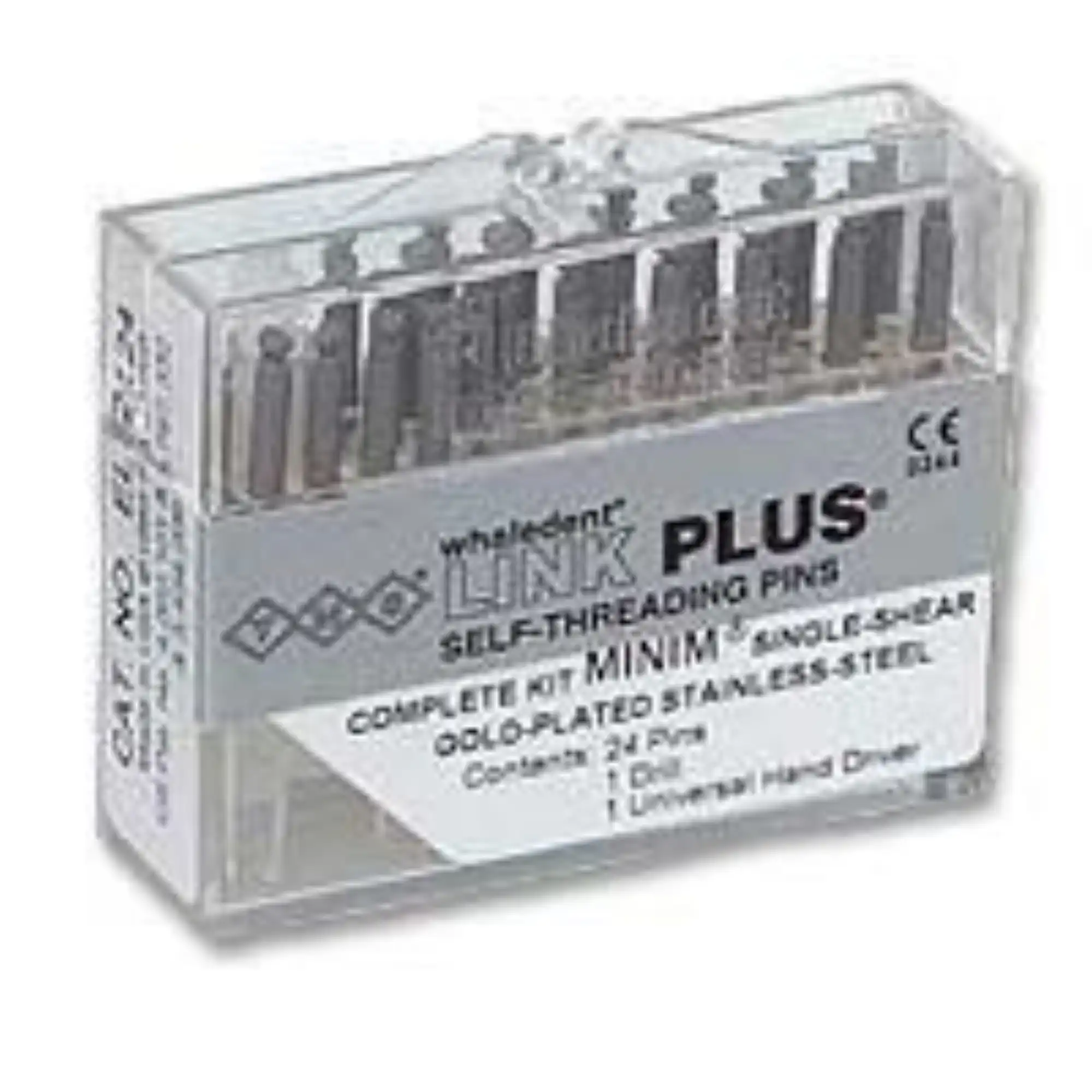 TMS Link Plus Self-Threading Pins, Gold-Plated Stainless Steel, Regular Double-Shear Complete Kit, 0.027" (0.675 mm), 20 Pins, 2 Kodex Drills, 1 Hand Driver, L751 thumbnail 4
