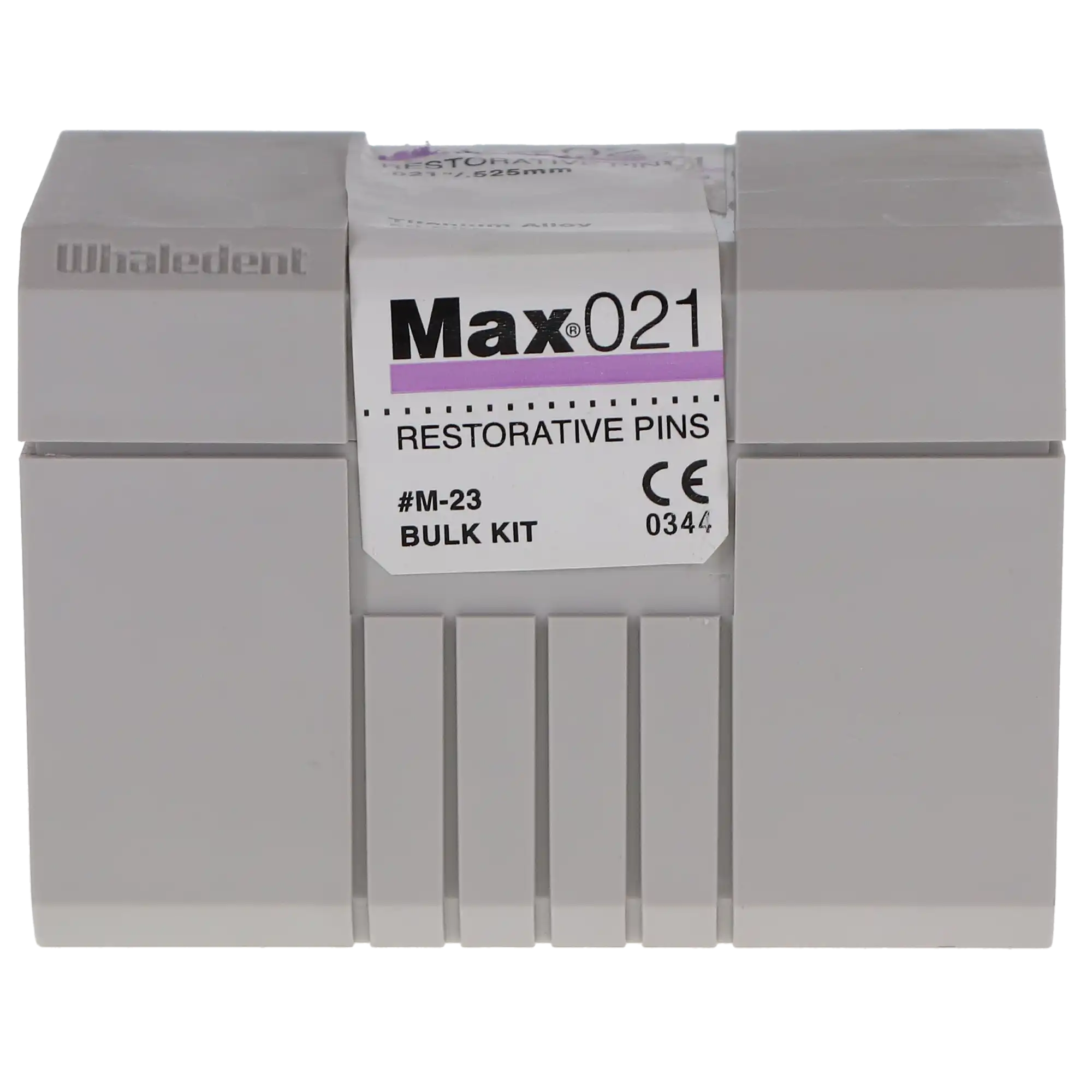 Max Restorative Pins Bulk Kit, Titanium Alloy, Self-Threading Parapulpal Pins, 0.021" (0.525 mm), Purple, M-23, 50/Box thumbnail 6
