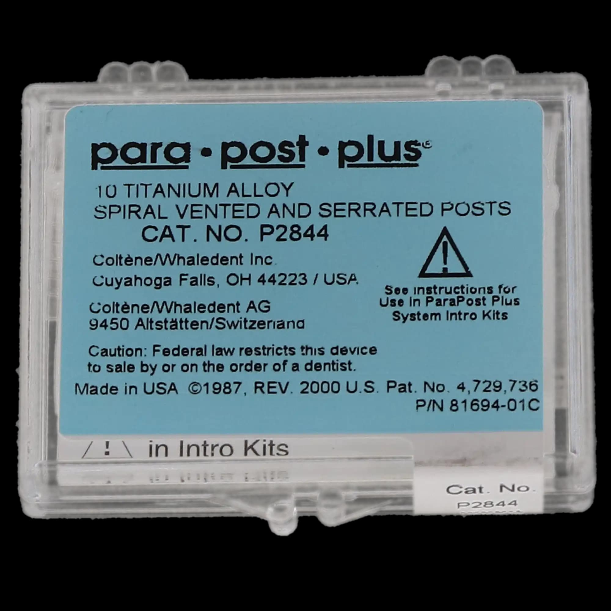 ParaPost Plus Titanium Endodontic Post Refill, Size 4, Yellow, 0.040" (1.0mm), 10/Pk, P284-4 thumbnail 6