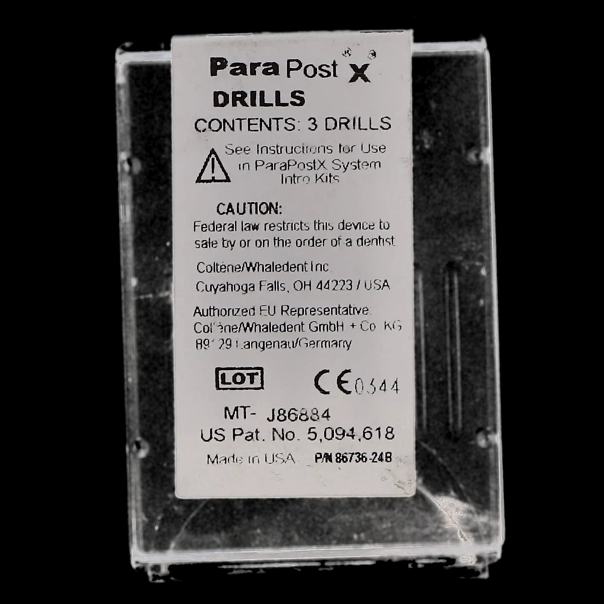 ParaPost X-System Drills, #6, Black, 3/Pk, P42-6 thumbnail 4