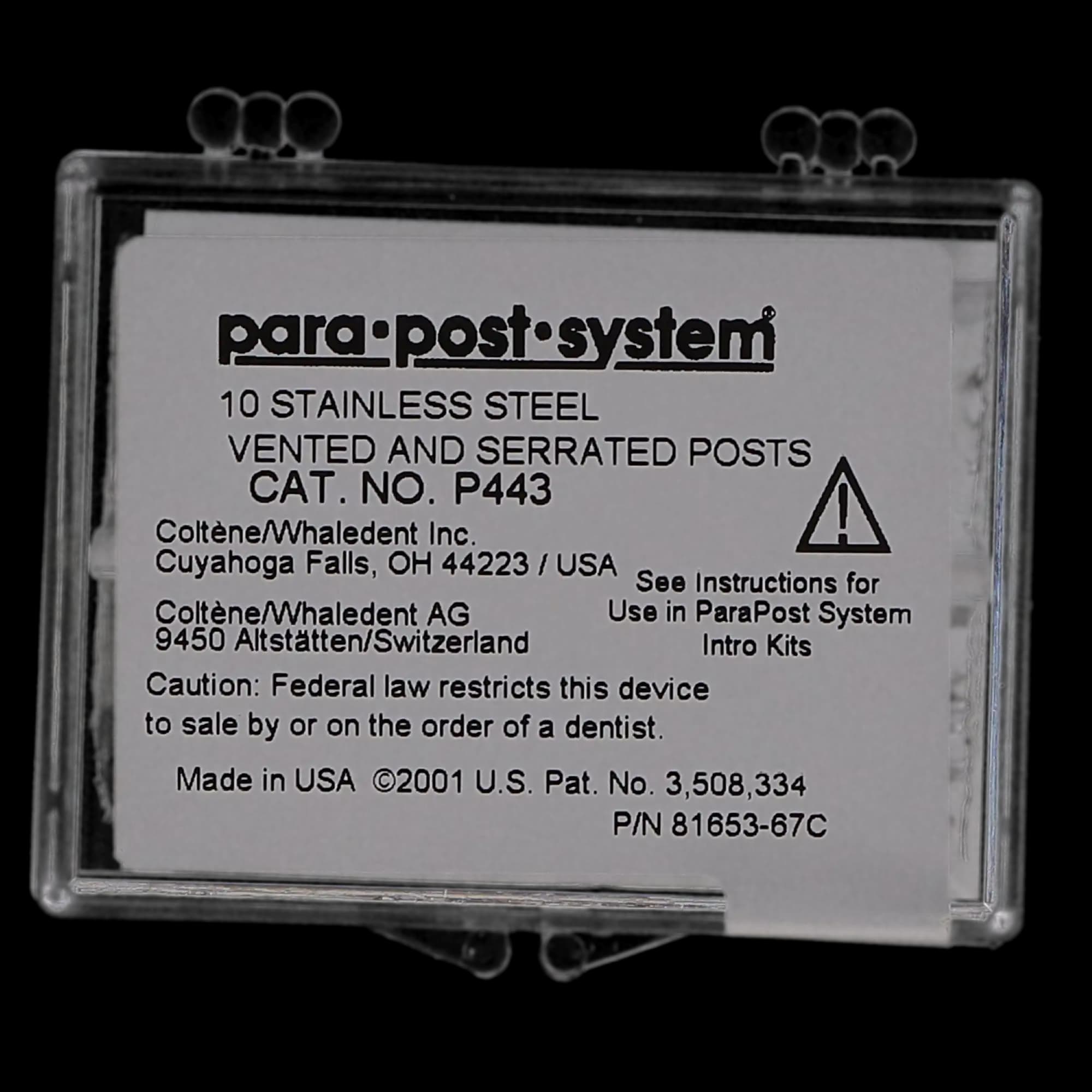 ParaPost Stainless Steel Endodontic Post Refill, Size 3, .036" (0.9mm), Brown, 10/Pk, P44-3 / P443 thumbnail 6