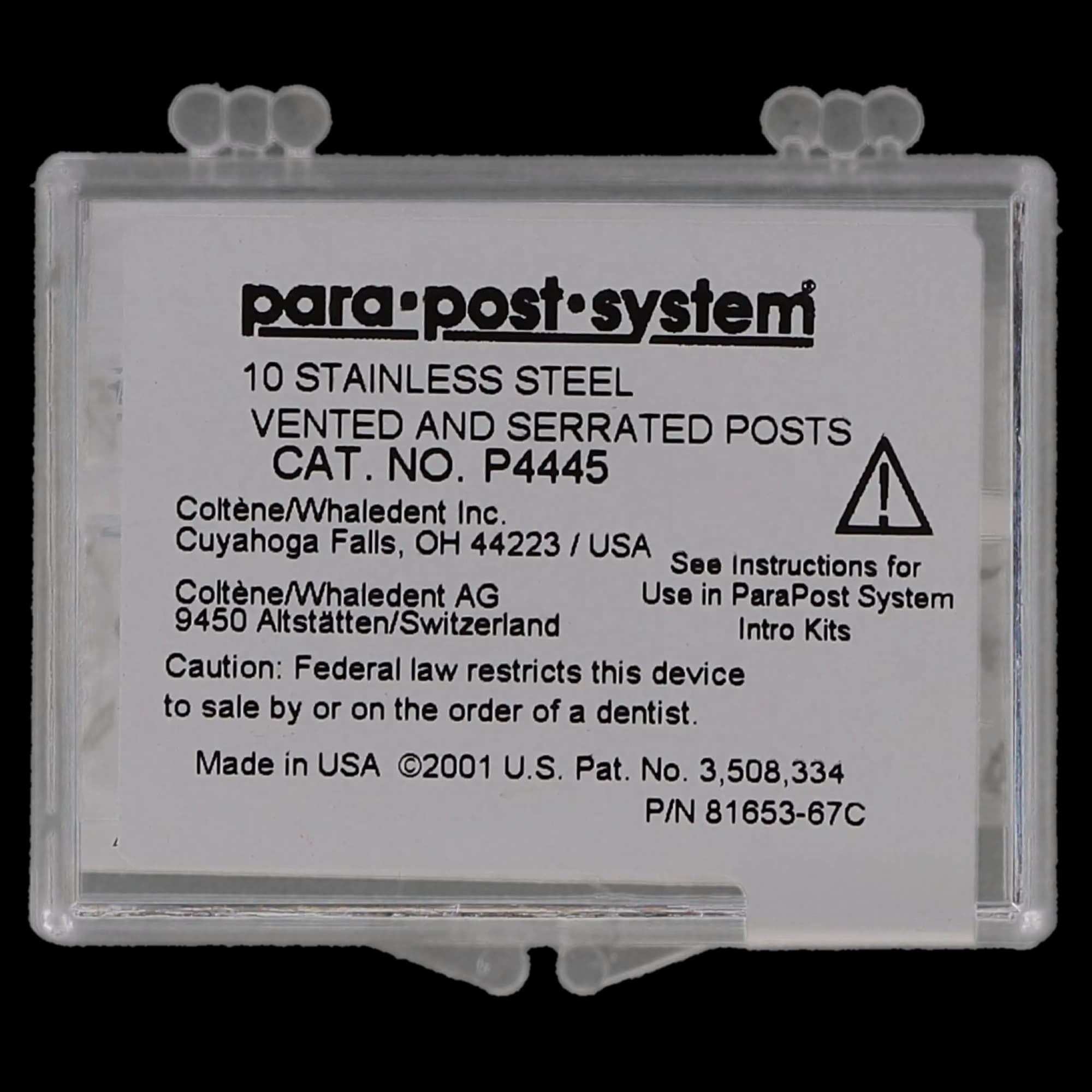 ParaPost Stainless Steel Endodontic Post Refill, Size 4.5 (0.045"/1.14mm), Blue, 10/Pk, P4445 thumbnail 6