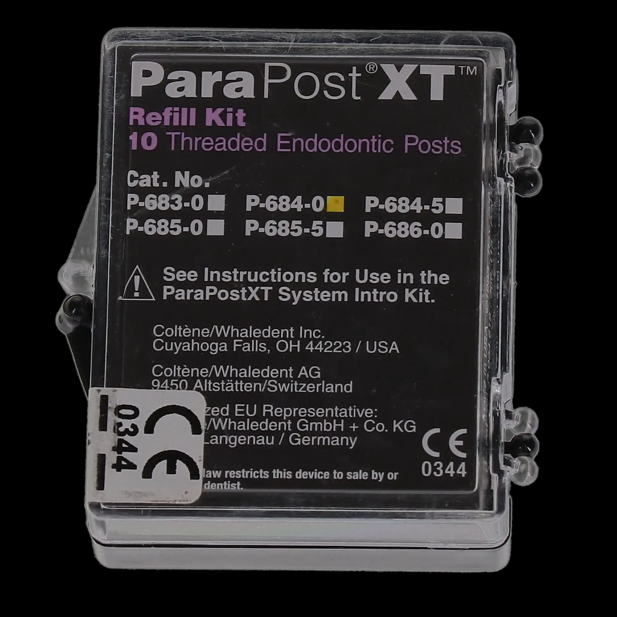 ParaPost XT Titanium Endodontic Posts, Size 4, Yellow, 0.040 in (1.0 mm), 10/Pk, P6840 thumbnail 6