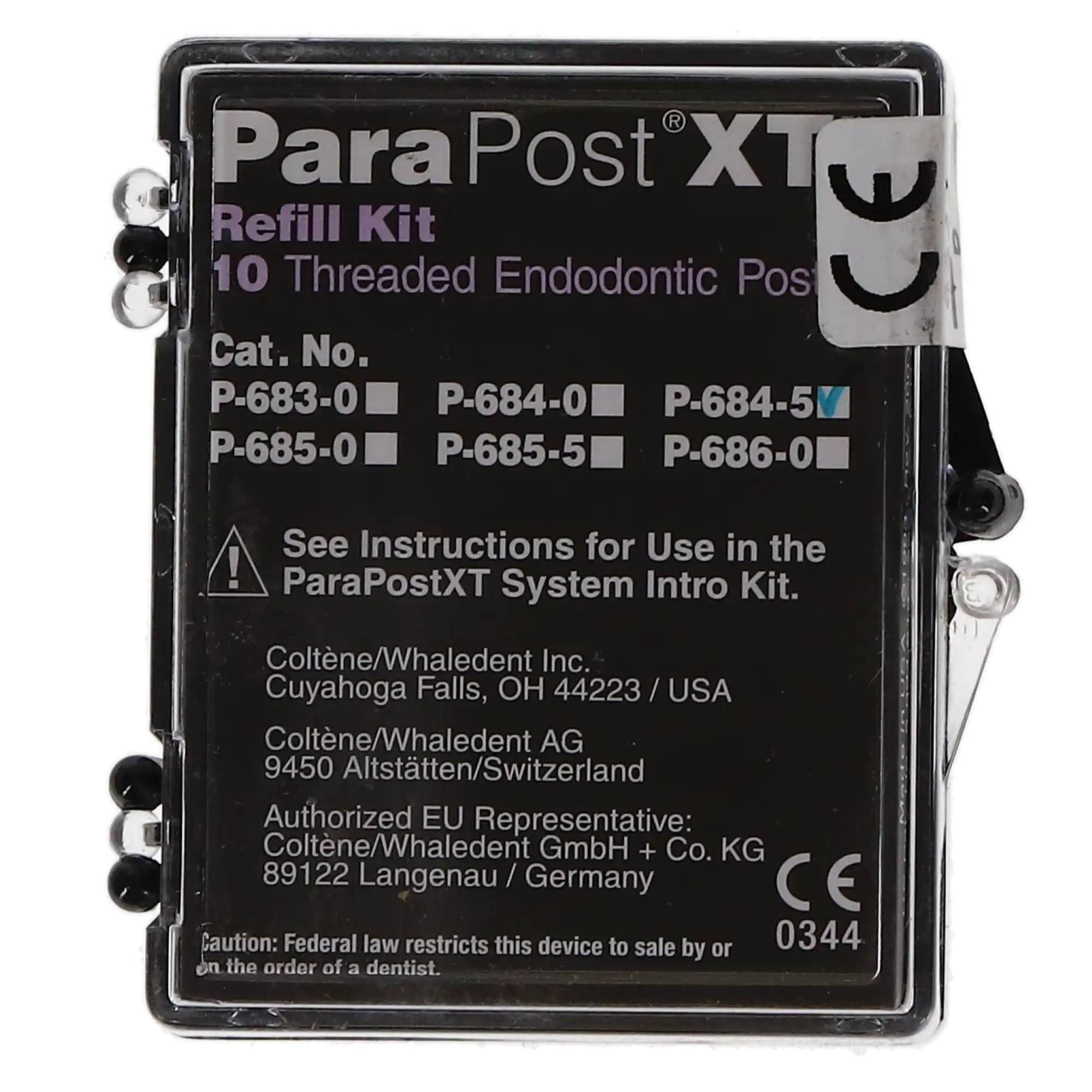 ParaPost XT Titanium Endodontic Posts, Size 4.5, Blue, 0.045" (1.14mm), Refill, 10/Pk, P6845 thumbnail 6
