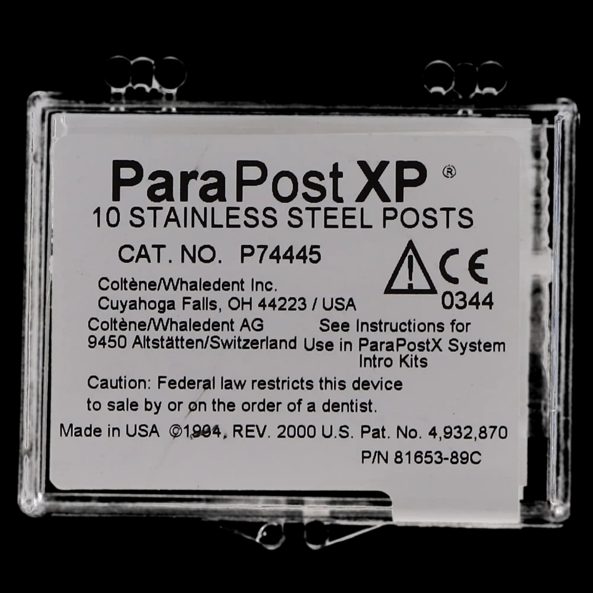 ParaPost XP Stainless Steel Post Refill, Size 4.5 (0.045"/1.14mm), Blue, 10/Pkg, P74445 thumbnail 6