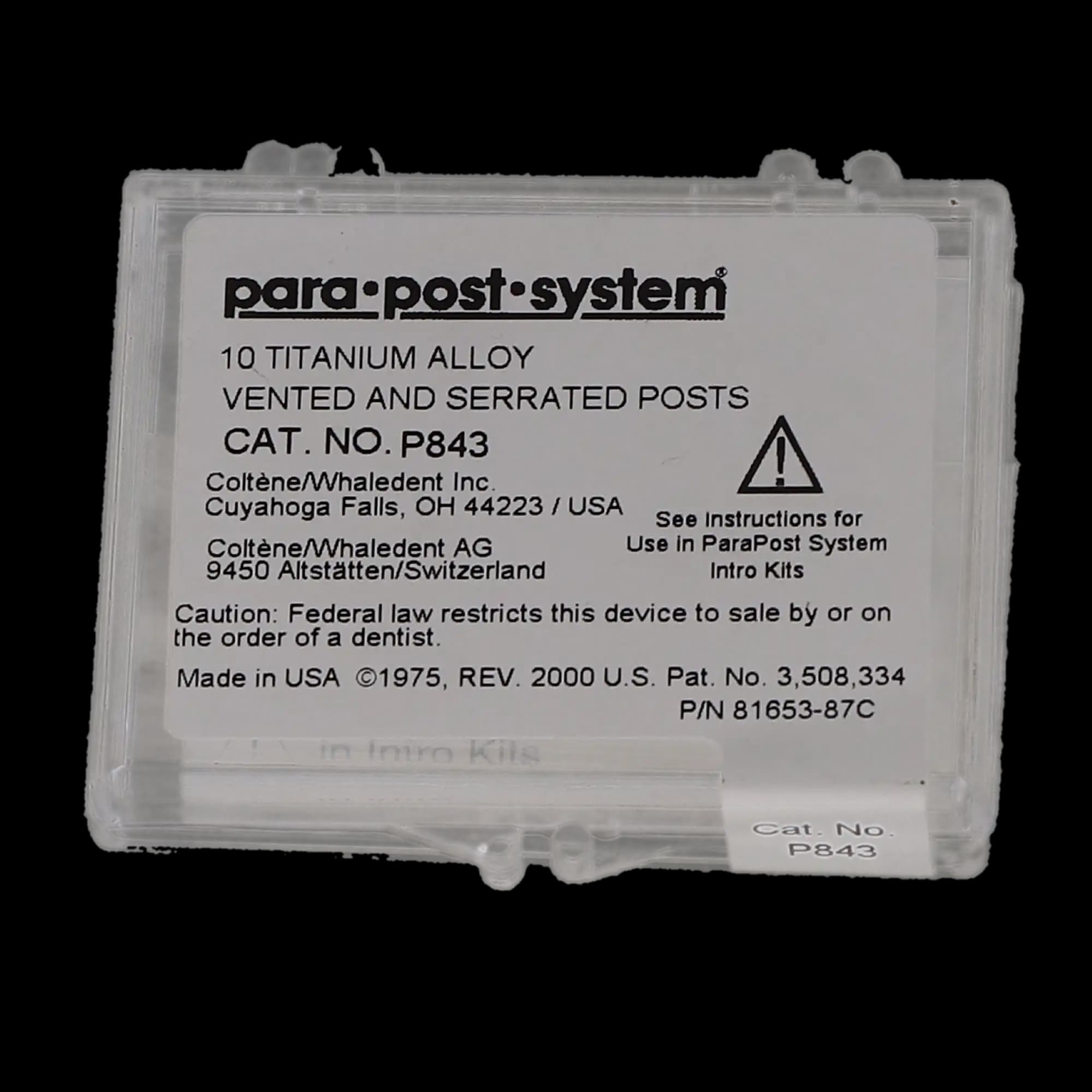 ParaPost Titanium Post Refill, Size 3 (0.036"/0.9mm), Brown, 10/Pk, P84-3 thumbnail 6
