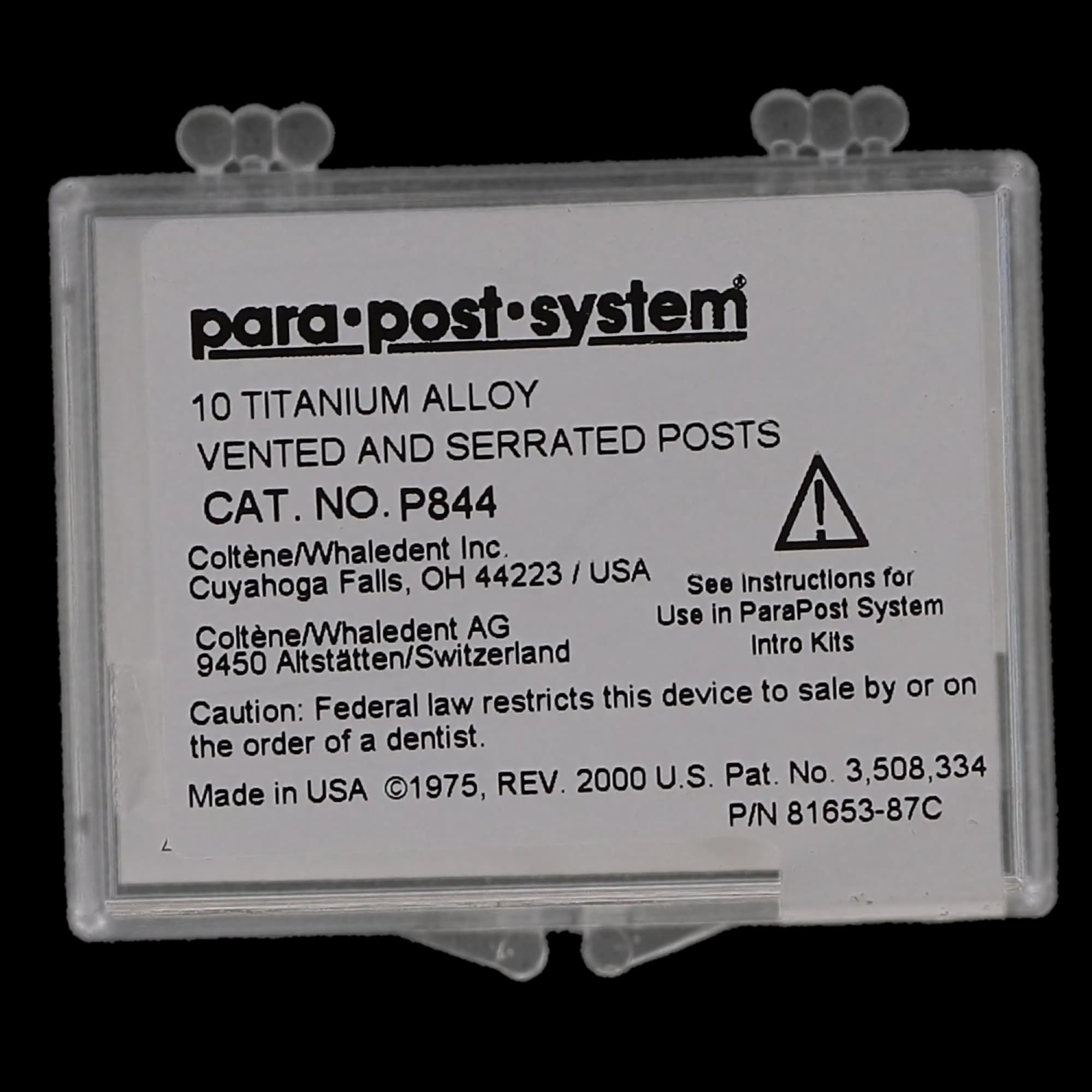 ParaPost Titanium Endodontic Post Refill, Size 4, Yellow, 0.040" (1.0mm), 10/Pk, P84-4 thumbnail 6