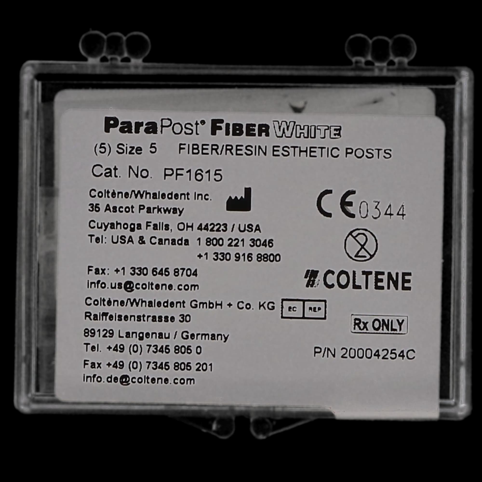ParaPost Fiber White Esthetic Post Refill, Size 5, Red, 1.25 mm, 5/Pk, PF1615 thumbnail 6
