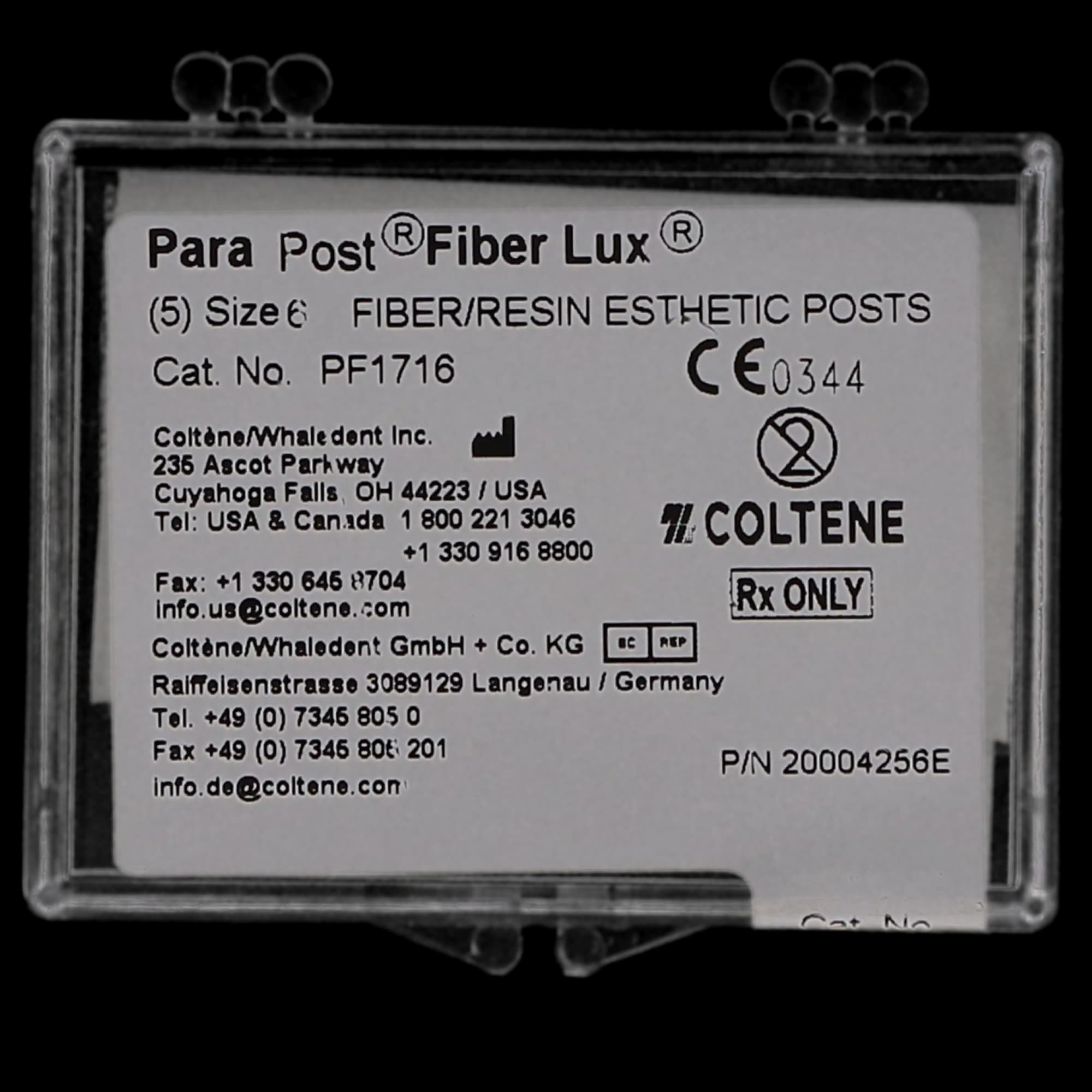 ParaPost Fiber Lux Translucent Fiber Post Refill, Size 6 (1.5 mm), Black, 5/Pack, PF1716 thumbnail 6
