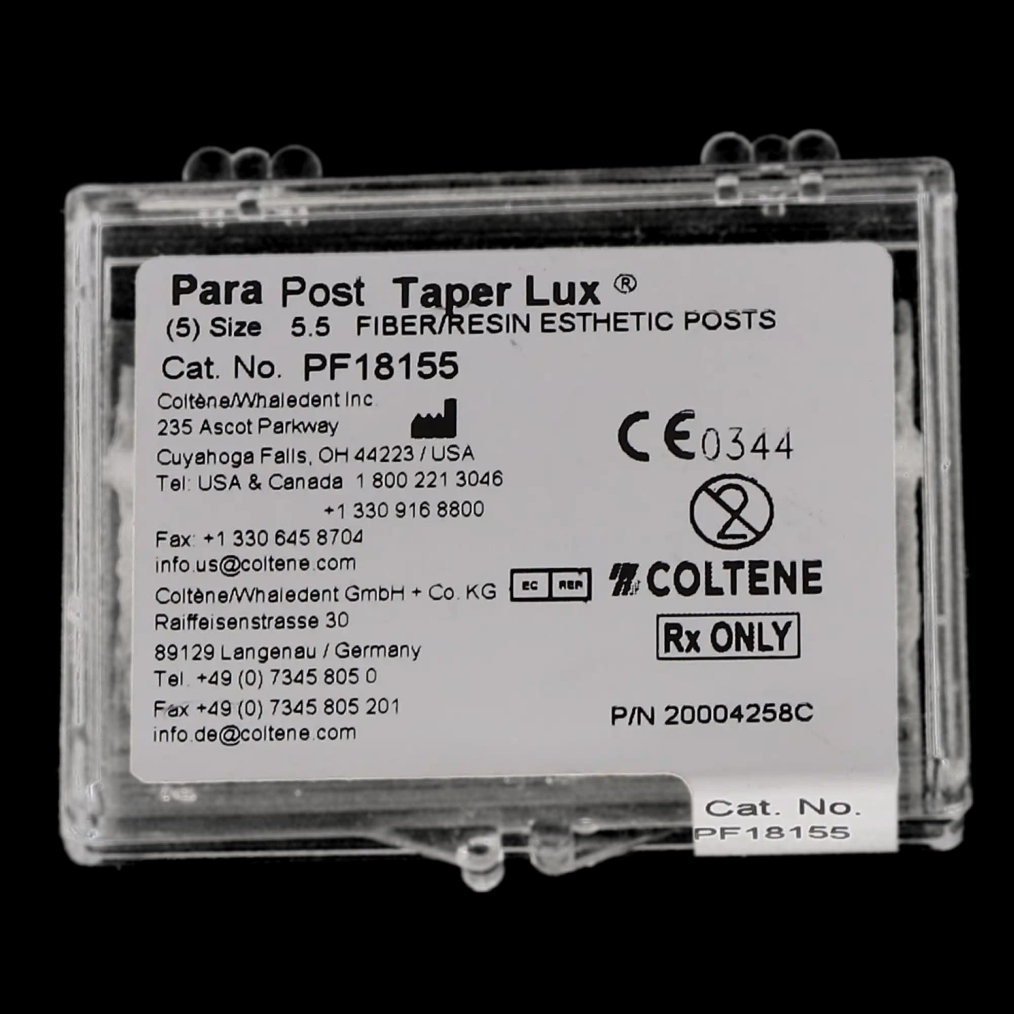 ParaPost Taper Lux Translucent Fiber Post Refill, Size 5.5 (1.40 mm), Purple, 5/Pack, PF18155 thumbnail 6