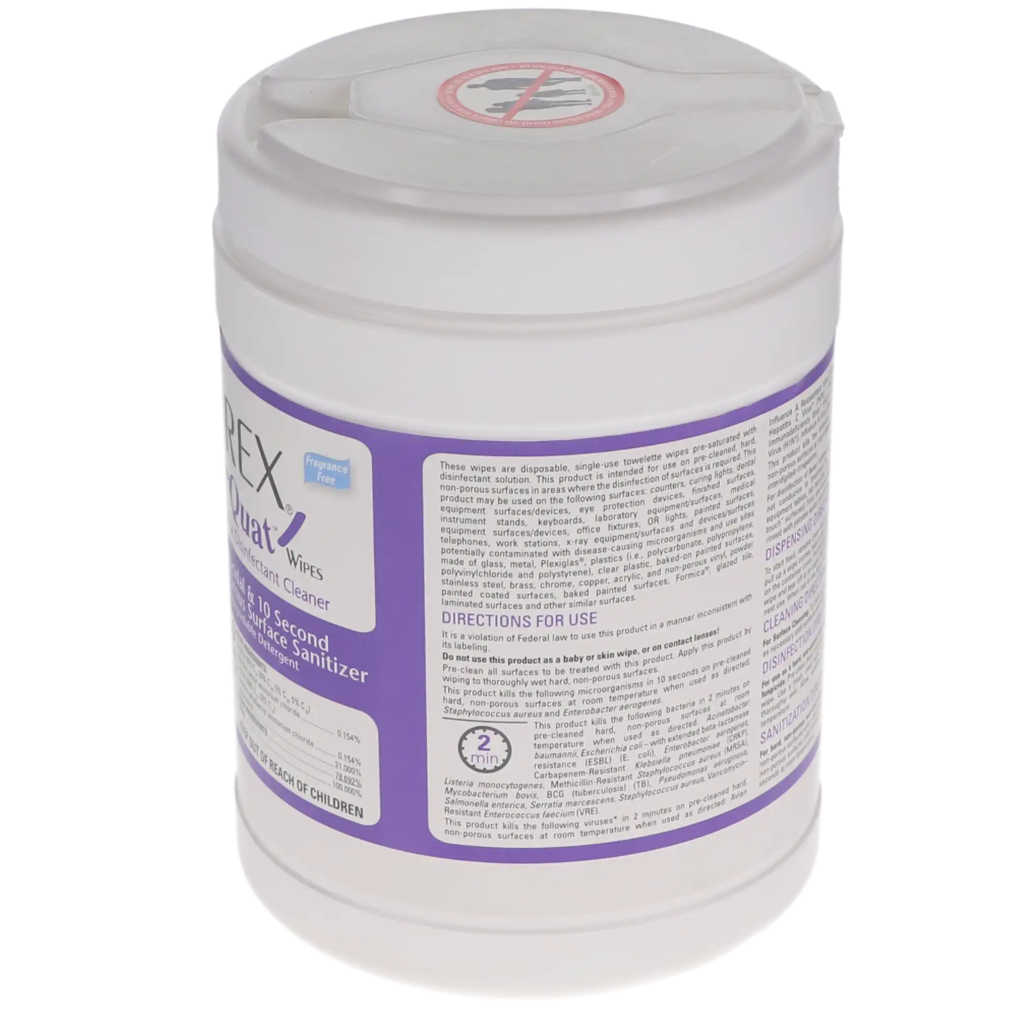 Cetylcide-II Hard Surface Disinfectant Concentrate, Lemon Scent, 32 oz (1 Quart) with 32 oz Spray Bottle, 0152 thumbnail 4