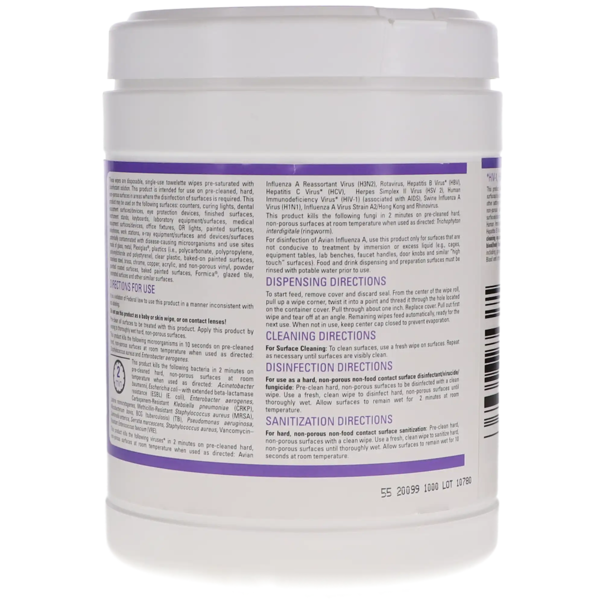 Cetylcide-II Hard Surface Disinfectant Concentrate, Lemon Scent, 32 oz (1 Quart) with 32 oz Spray Bottle, 0152 thumbnail 5