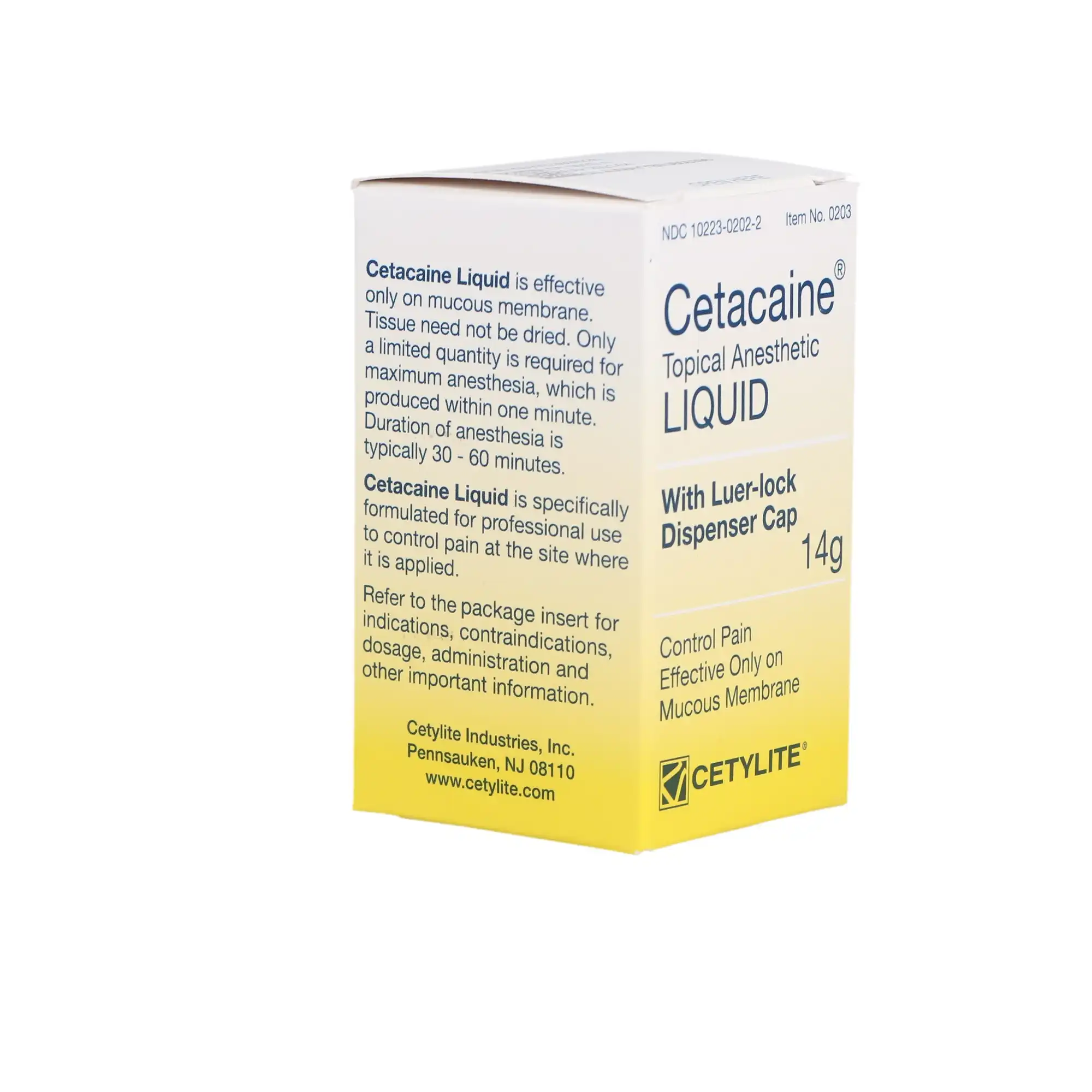 Cetacaine Topical Anesthetic Liquid, 14 g Refill, Banana Flavor, 1/Bottle, Cetylite thumbnail 3