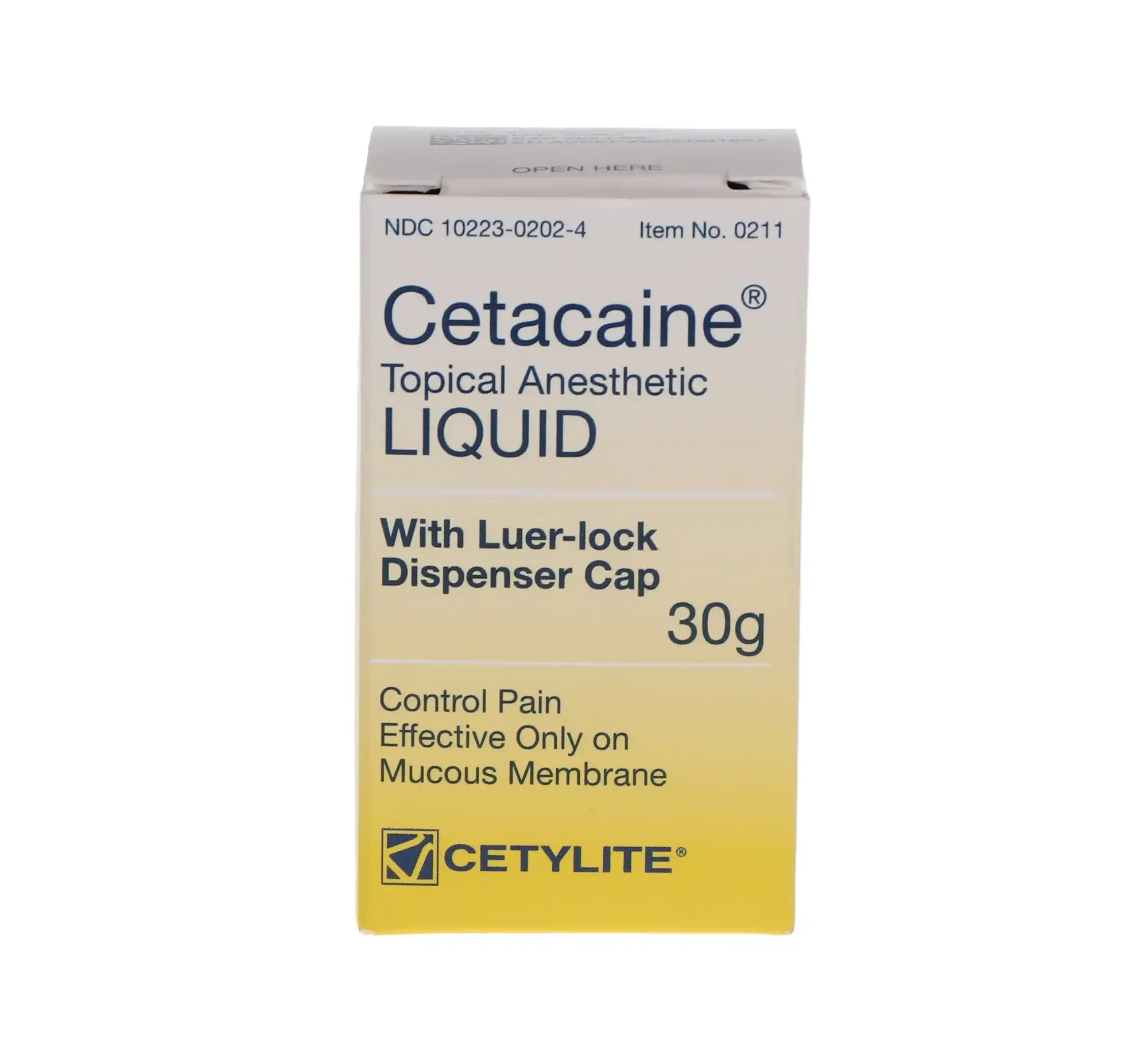 Cetacaine Topical Anesthetic Liquid, 30 g Bottle Refill, Banana Flavor, 1/Pk, 0211 thumbnail 3