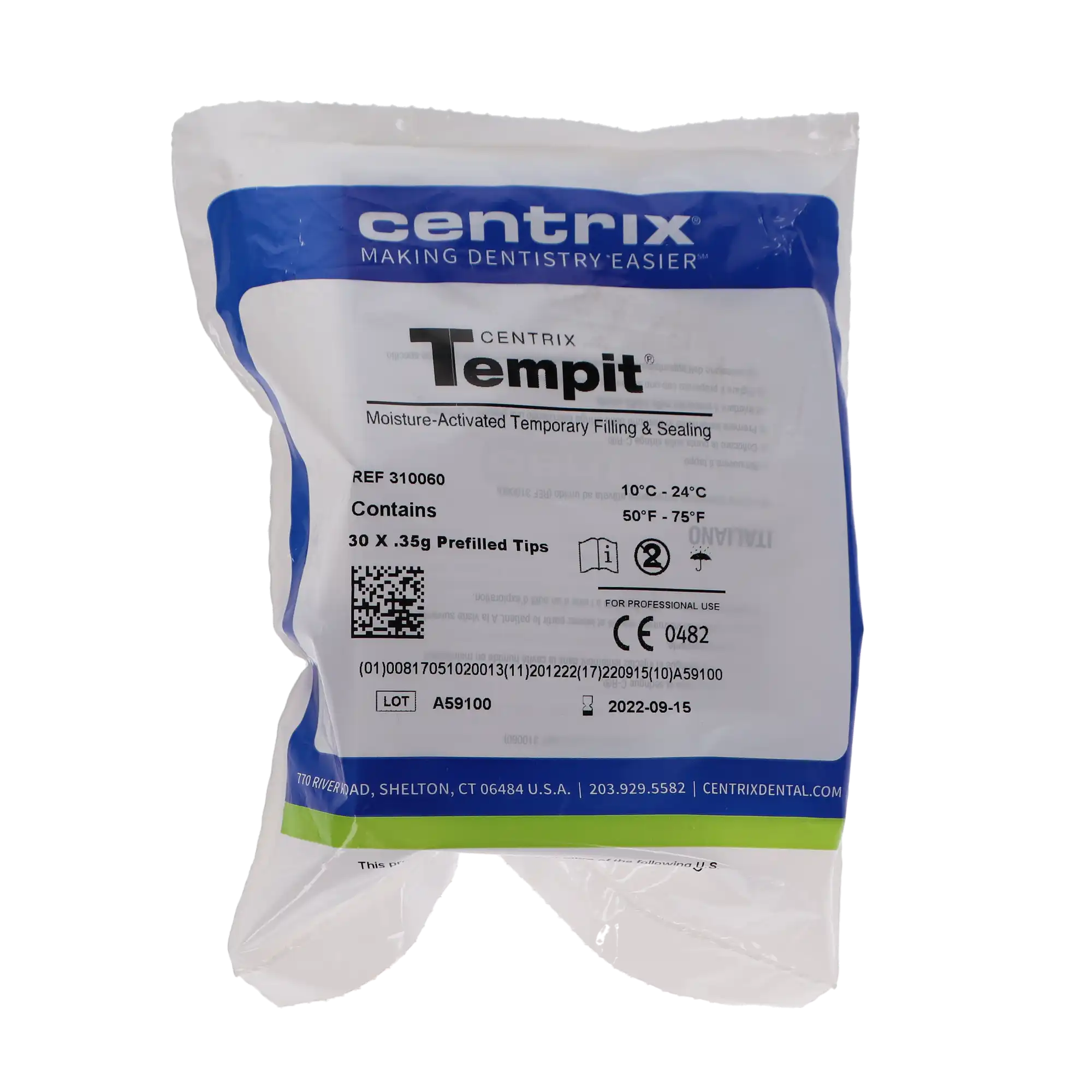 Tempit Temporary Filling Material, Pre-Filled Tips, 0.35 g, Medium Viscosity, 30/Pk, 310060 thumbnail 10