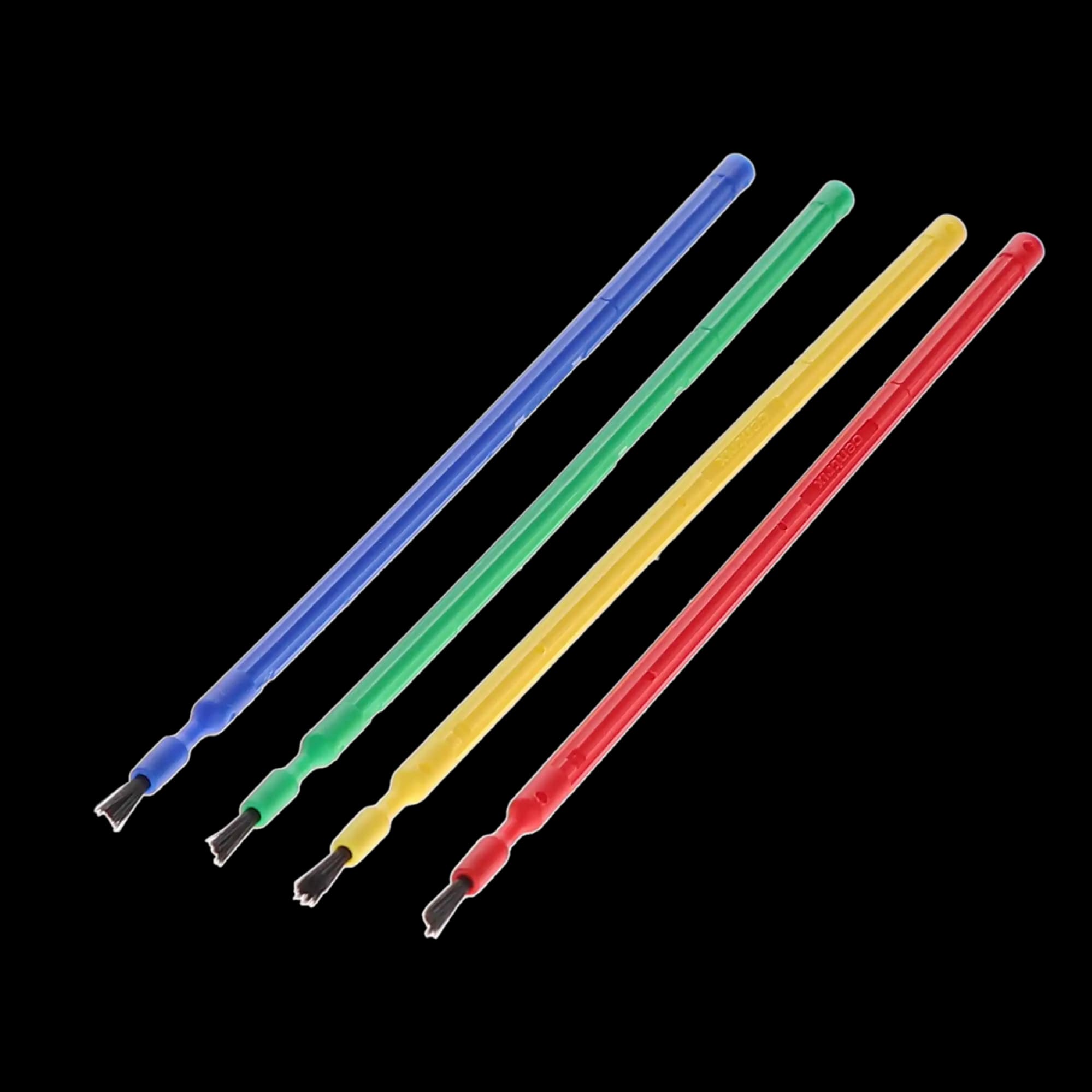 Benda Brush Regular Applicator, Single-Ended, Assorted Colors, Black Bristles, 144/Box, 370101 thumbnail 6