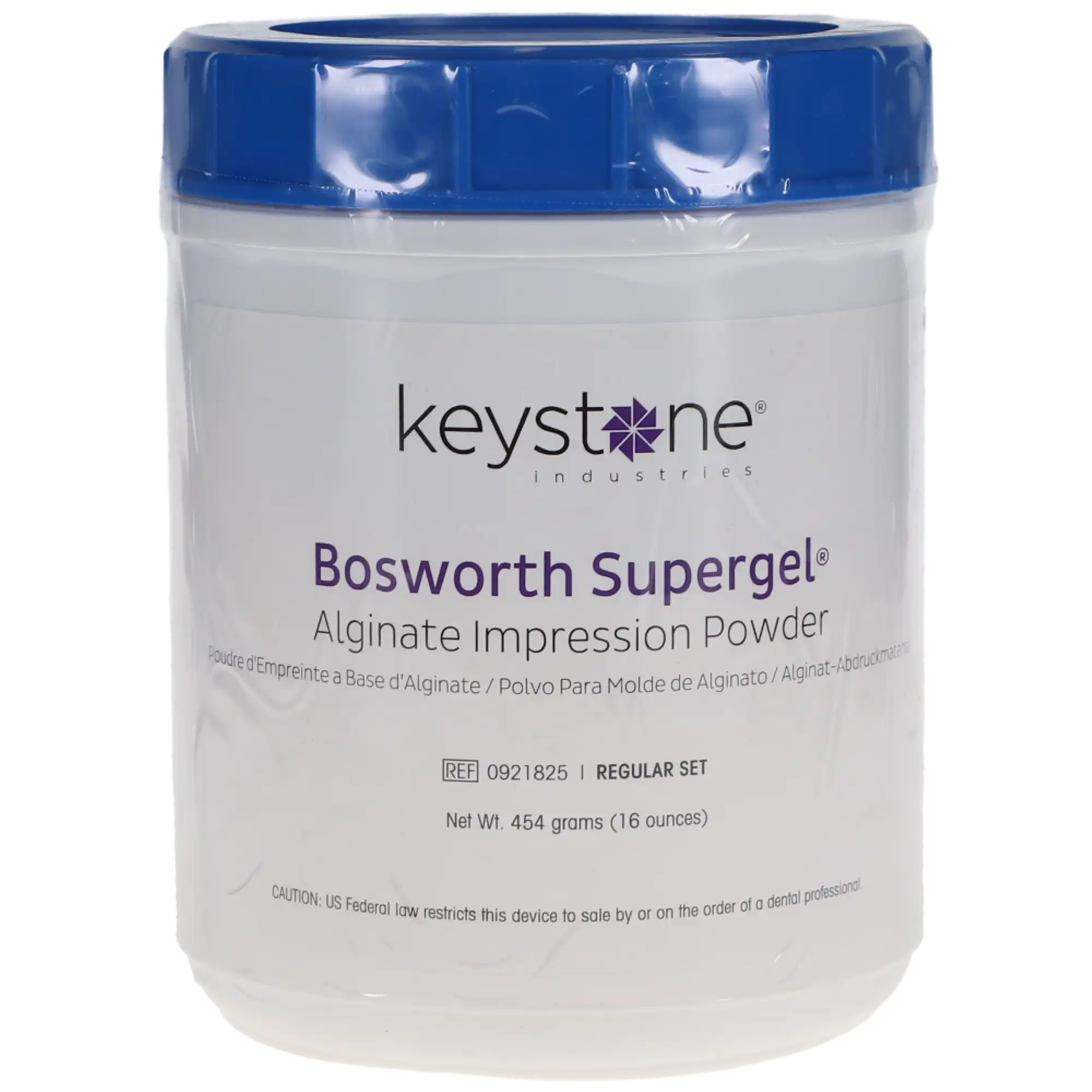 Keystone Supergel Alginate Impression Material, Regular Set, Can, 1 lb, 1/Pk, 921825 thumbnail 5