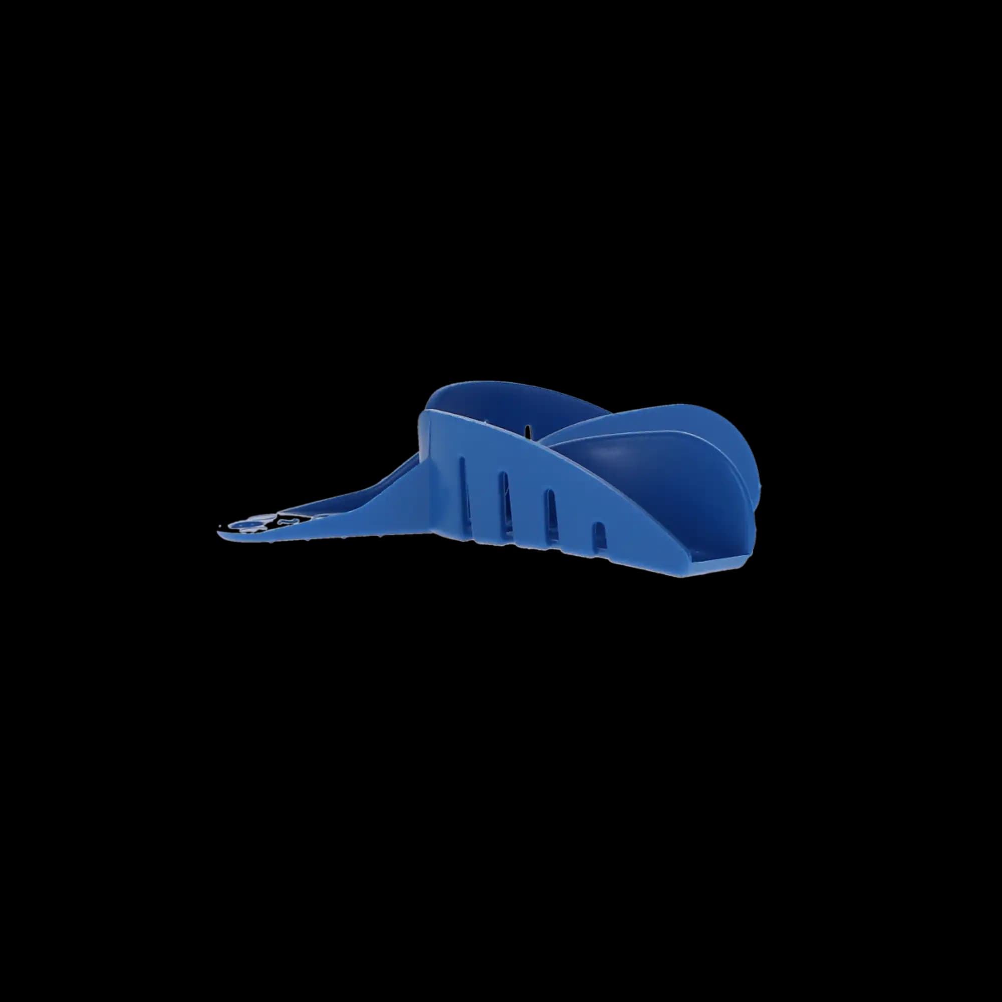 Keystone Tray Aways Disposable Plastic Impression Trays, Perforated, #2, Large, Lower, 12/Pk, 921887 - Tray Aways Disposable Plastic Impression Trays, Perforated, # 2, Large, Lower, 12/Pk, 921887 - Image 1