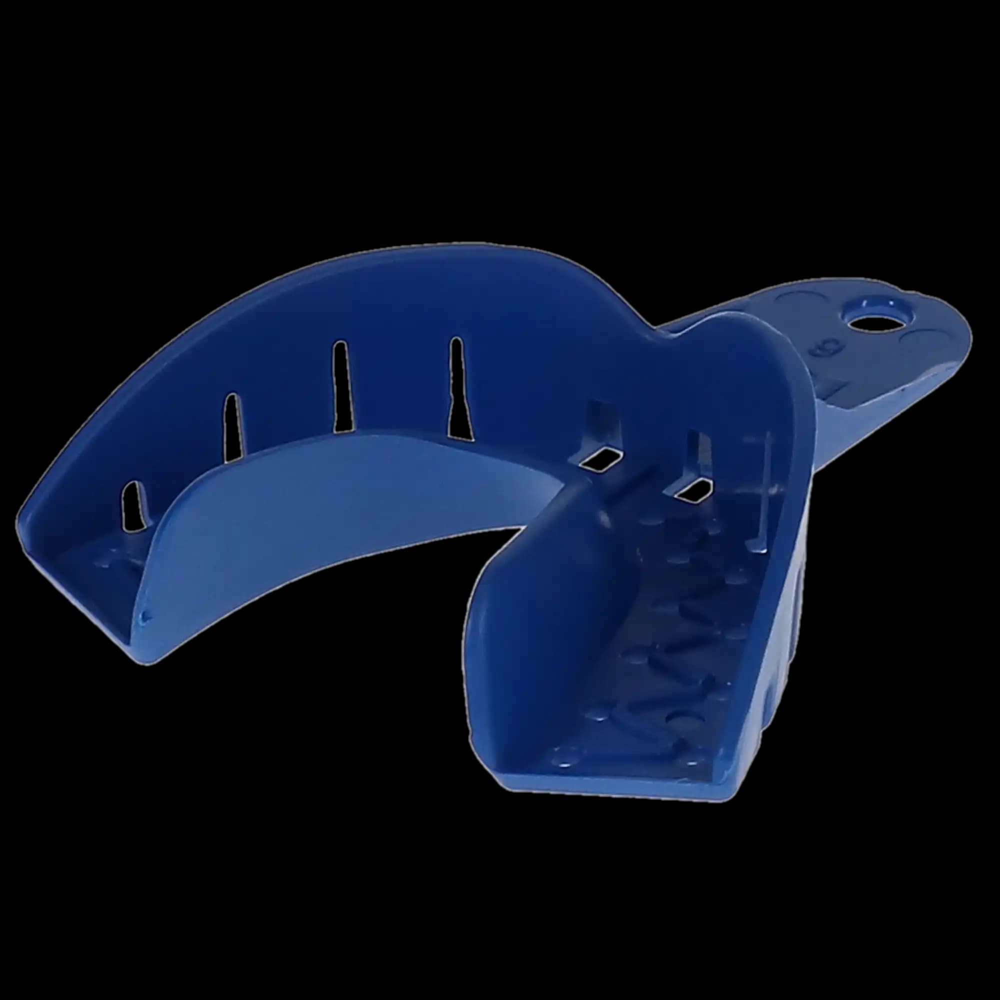 Keystone Tray Aways Disposable Plastic Impression Trays, Perforated, #6, Small, Lower, 12/Pk, 921889 thumbnail 2