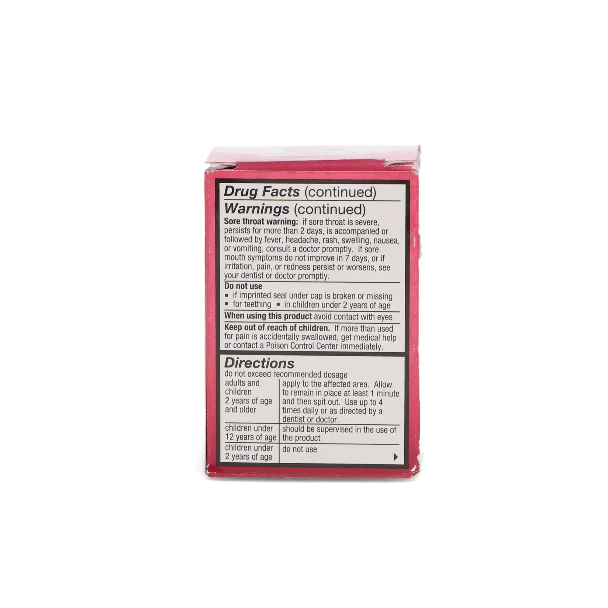 HurriCaine Topical Anesthetic Gel, 20% Benzocaine, Watermelon, 1 oz Jar, 1/Pk, NDC 0283-0293-31 thumbnail 4