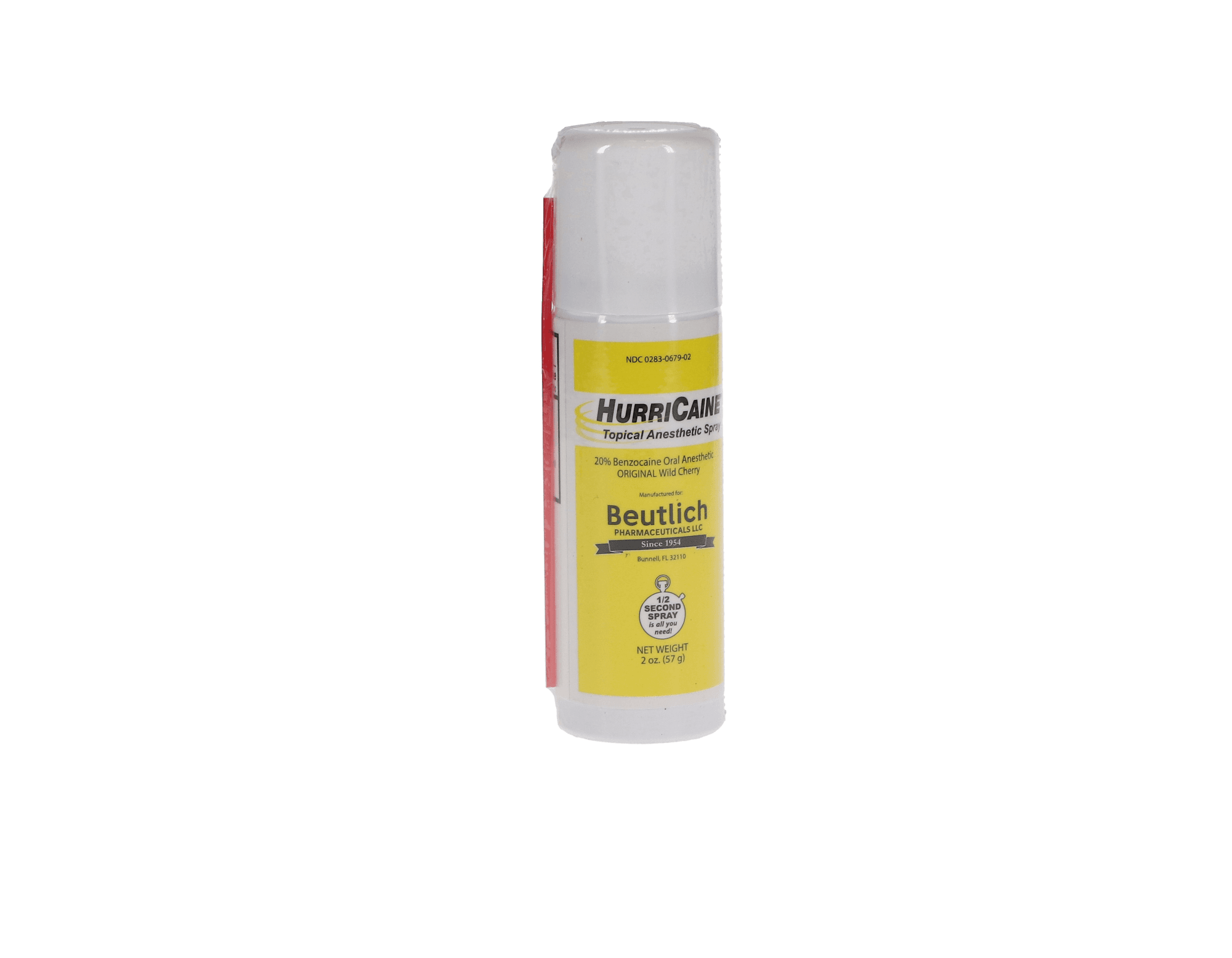 HurriCaine Topical Anesthetic Spray Kit, 20% Benzocaine, Wild Cherry, 2 oz Can + 200 Disposable Extension Tubes, 1 Kit, NDC 0283-0679-60 thumbnail 5