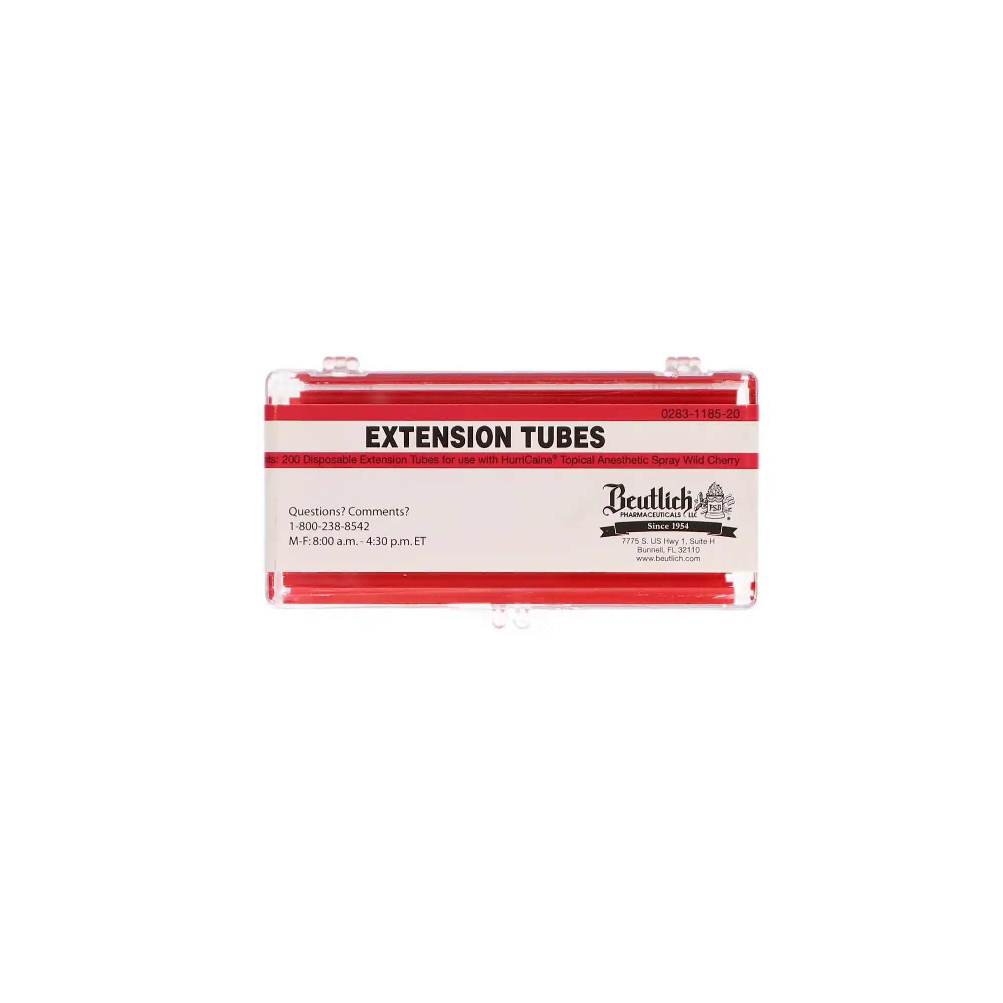 HurriCaine Topical Anesthetic Spray, 20% Benzocaine, Disposable Extension Tubes, 200/Pk, 0283-1185-20 thumbnail 3