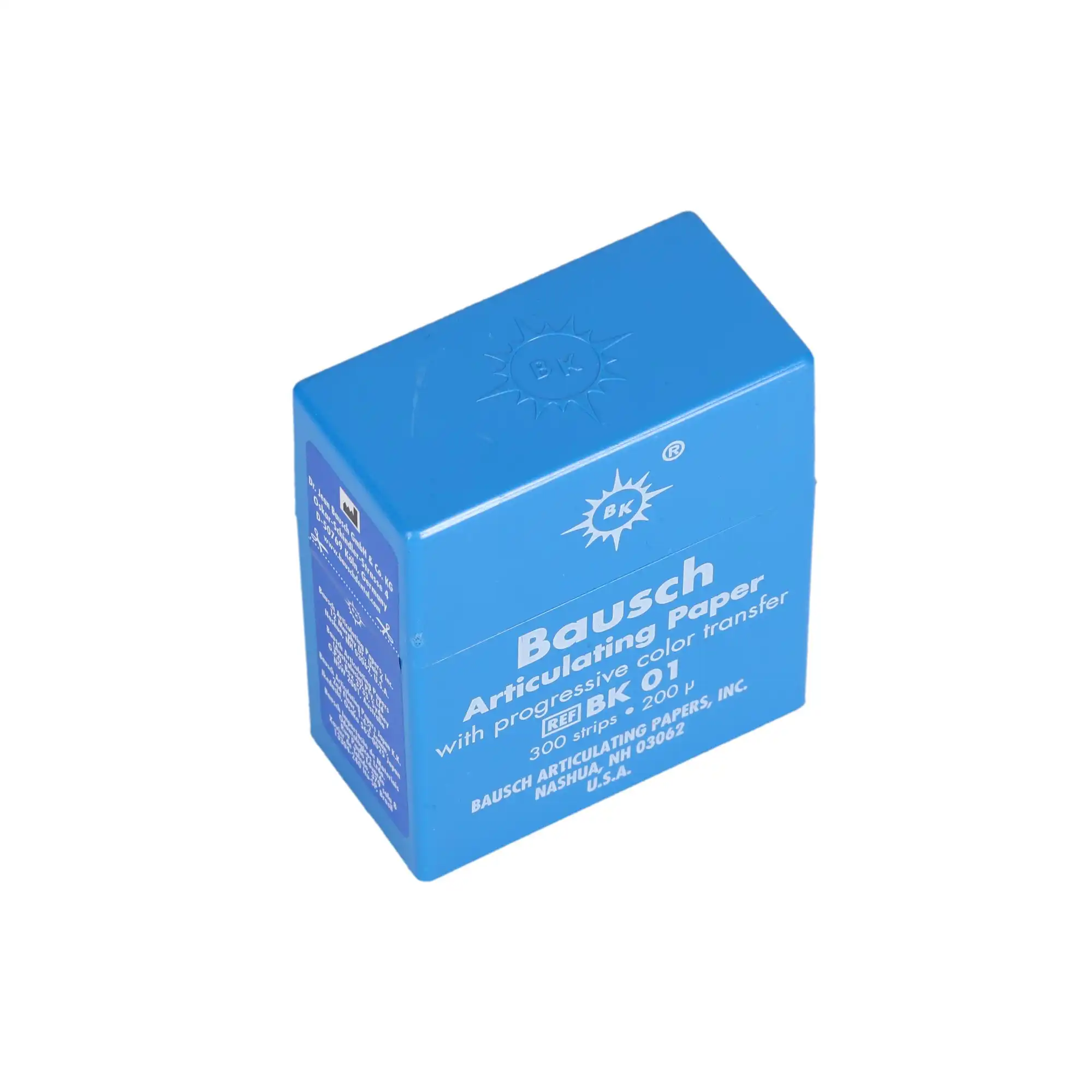 Bausch Arti-Check Micro-Thin Articulating Paper, 200 Microns, Blue, 300 Strips, BK01 thumbnail 6