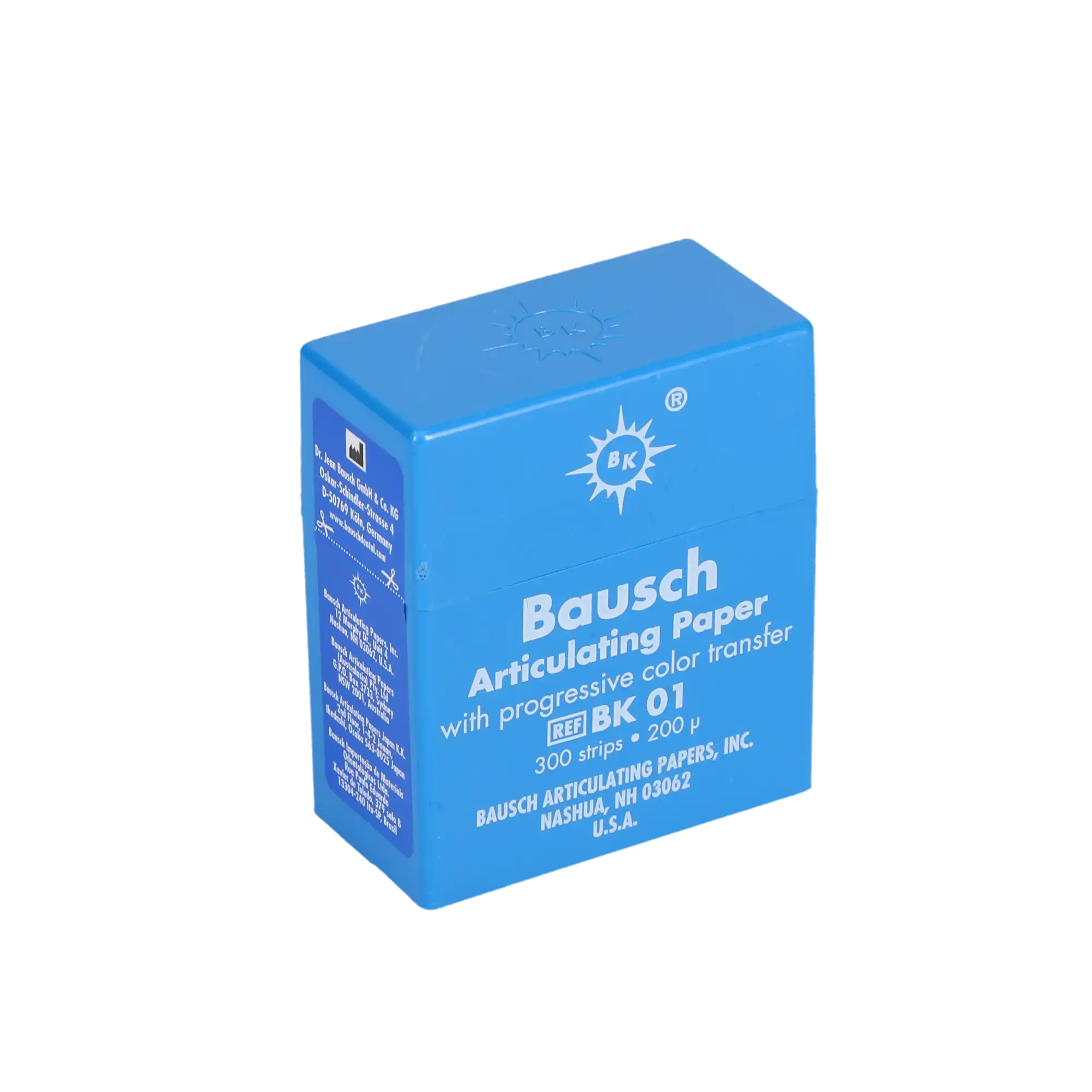 Bausch Arti-Check Micro-Thin Articulating Paper, 200 Microns, Blue, 300 Strips, BK01 thumbnail 7