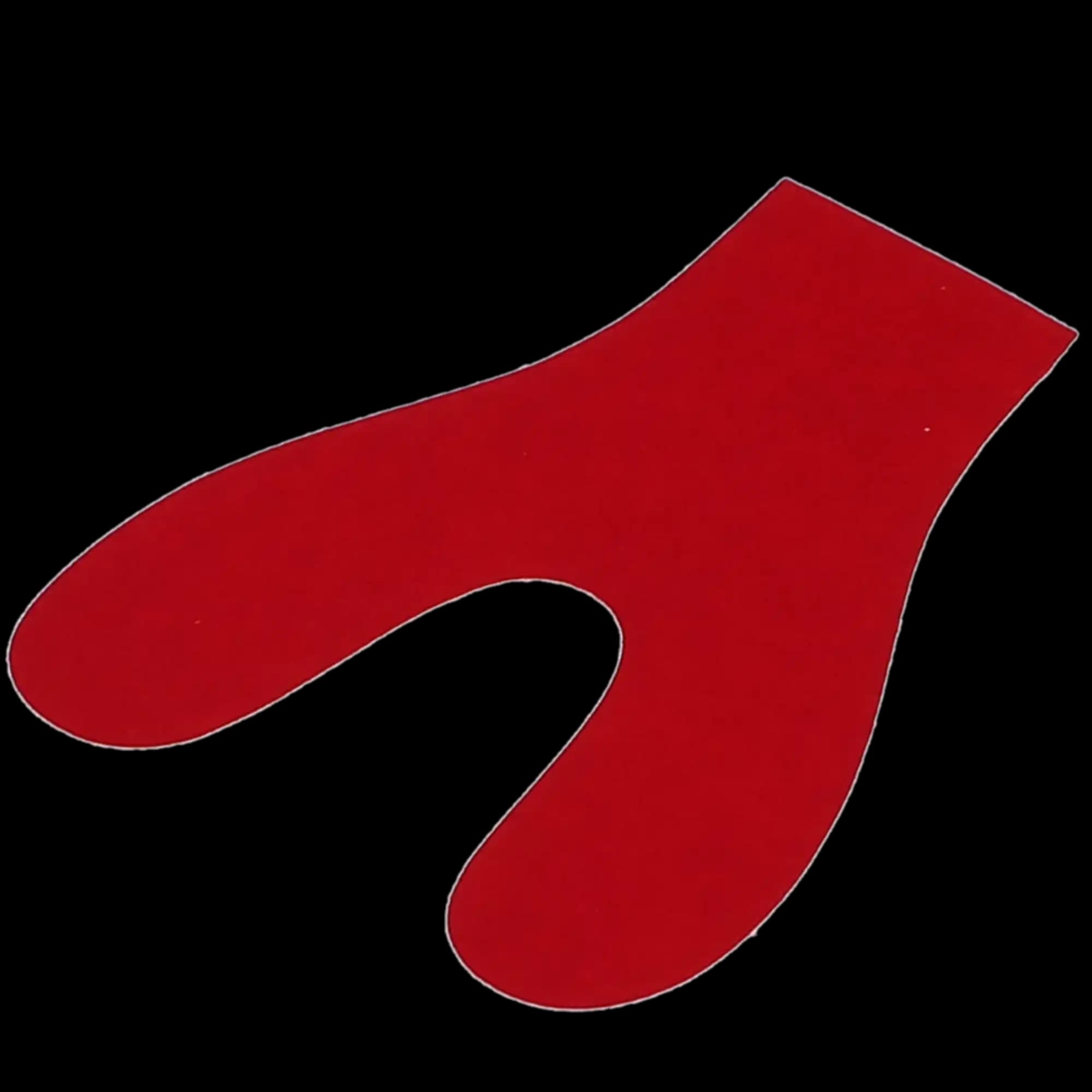 Bausch Articulating Paper, 200 Micron, Horseshoe, Red, 50 Sheets, Plastic Dispenser, BK-04 thumbnail 4