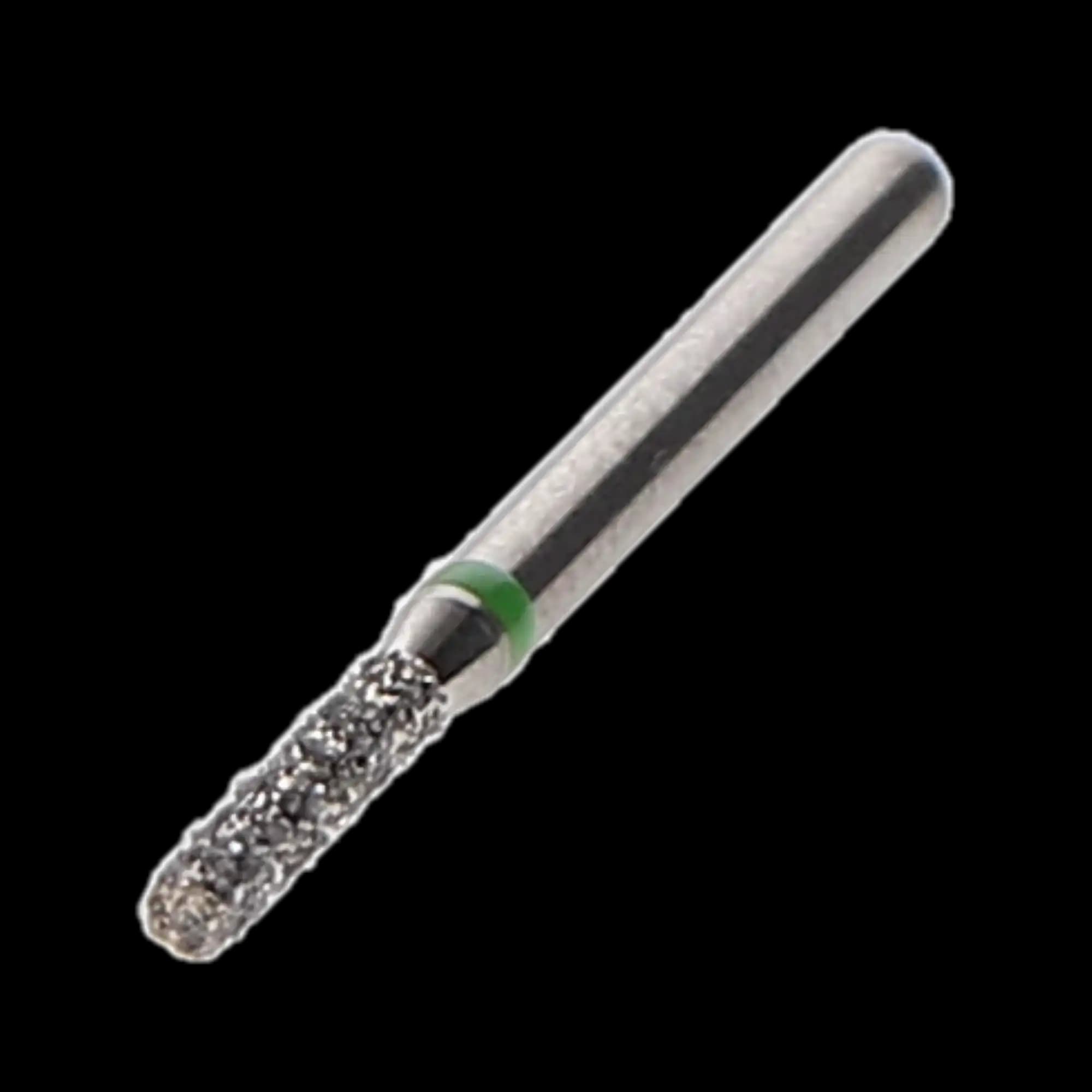 NTI Diamond Bur, FG, Cylinder Flat End, # C836, 1.2 mm Diameter, 6.0 mm Length, Coarse, Green, 5/Pk, C836-012 thumbnail 2