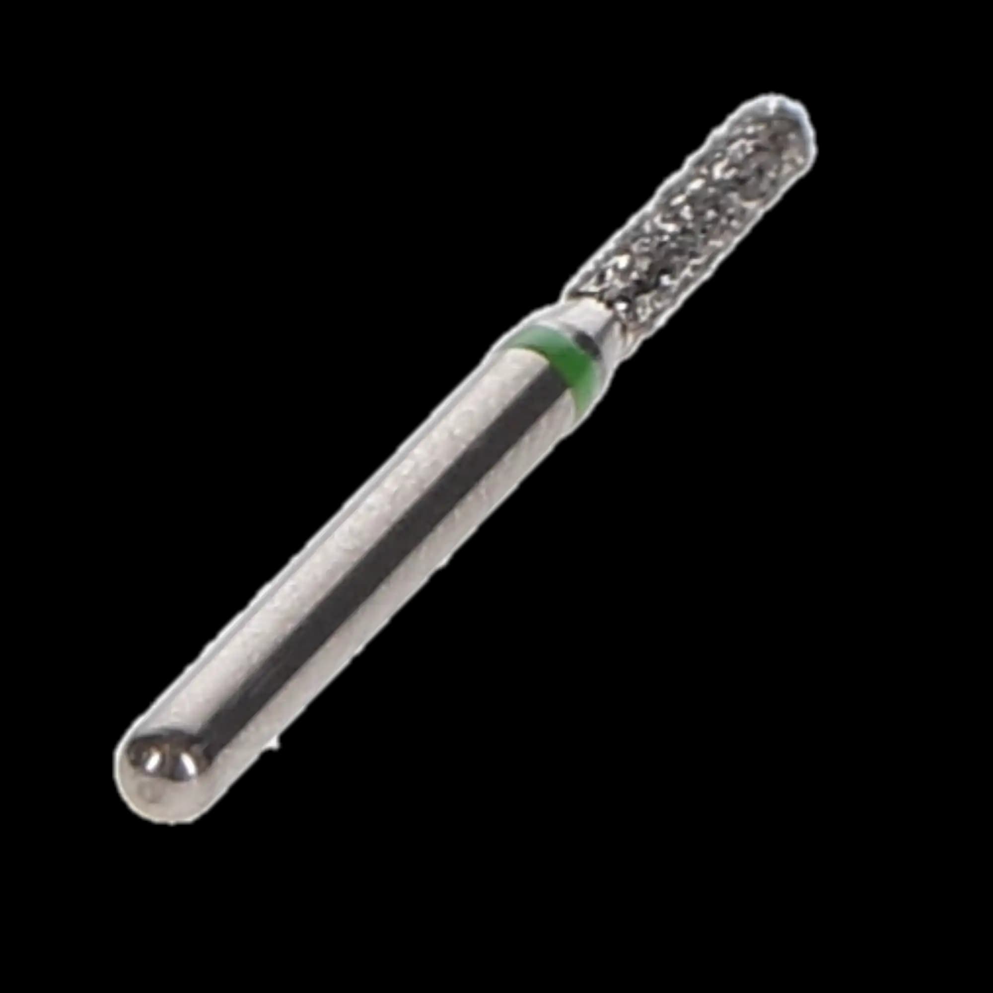NTI Diamond Bur, FG, Cylinder Flat End, # C836, 1.2 mm Diameter, 6.0 mm Length, Coarse, Green, 5/Pk, C836-012 thumbnail 3