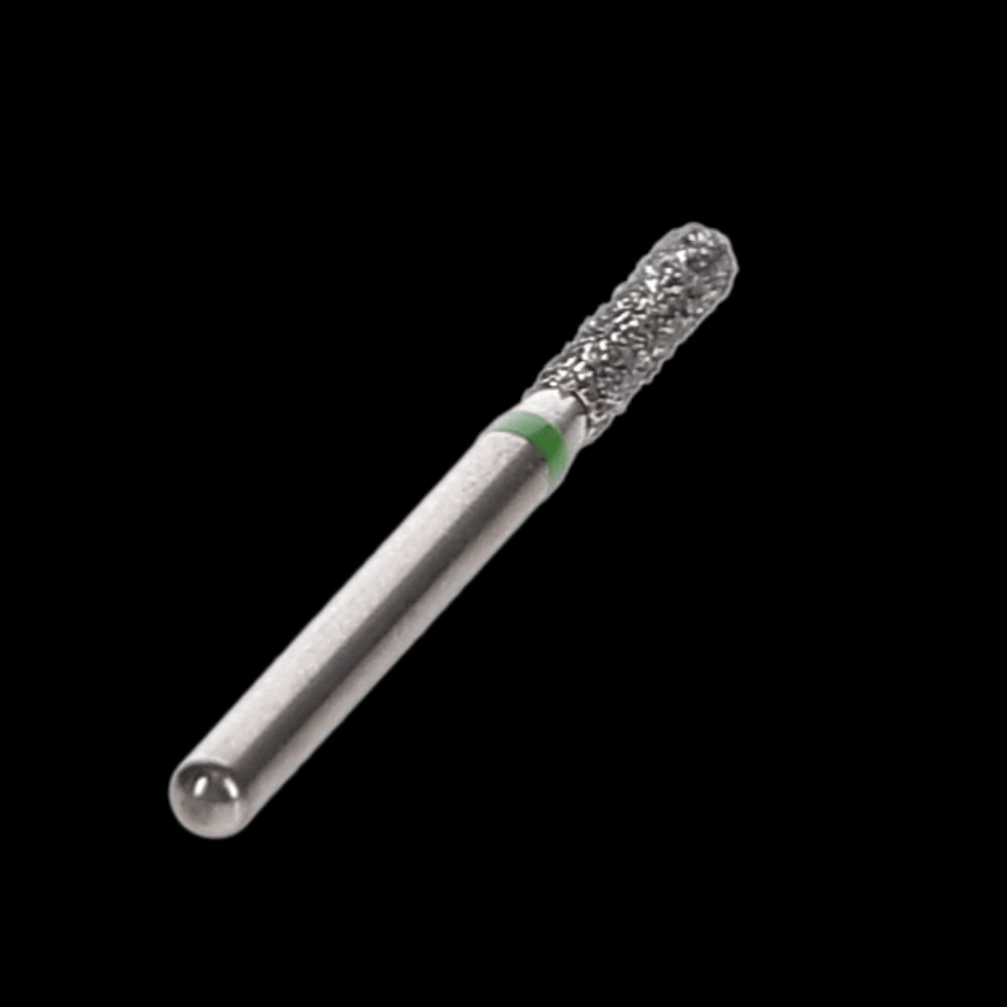 NTI Diamond Bur, FG, Cylinder Flat End, # C836, 1.4 mm Diameter, 6.0 mm Length, Coarse, Green, 5/Pk, C836-014 thumbnail 4