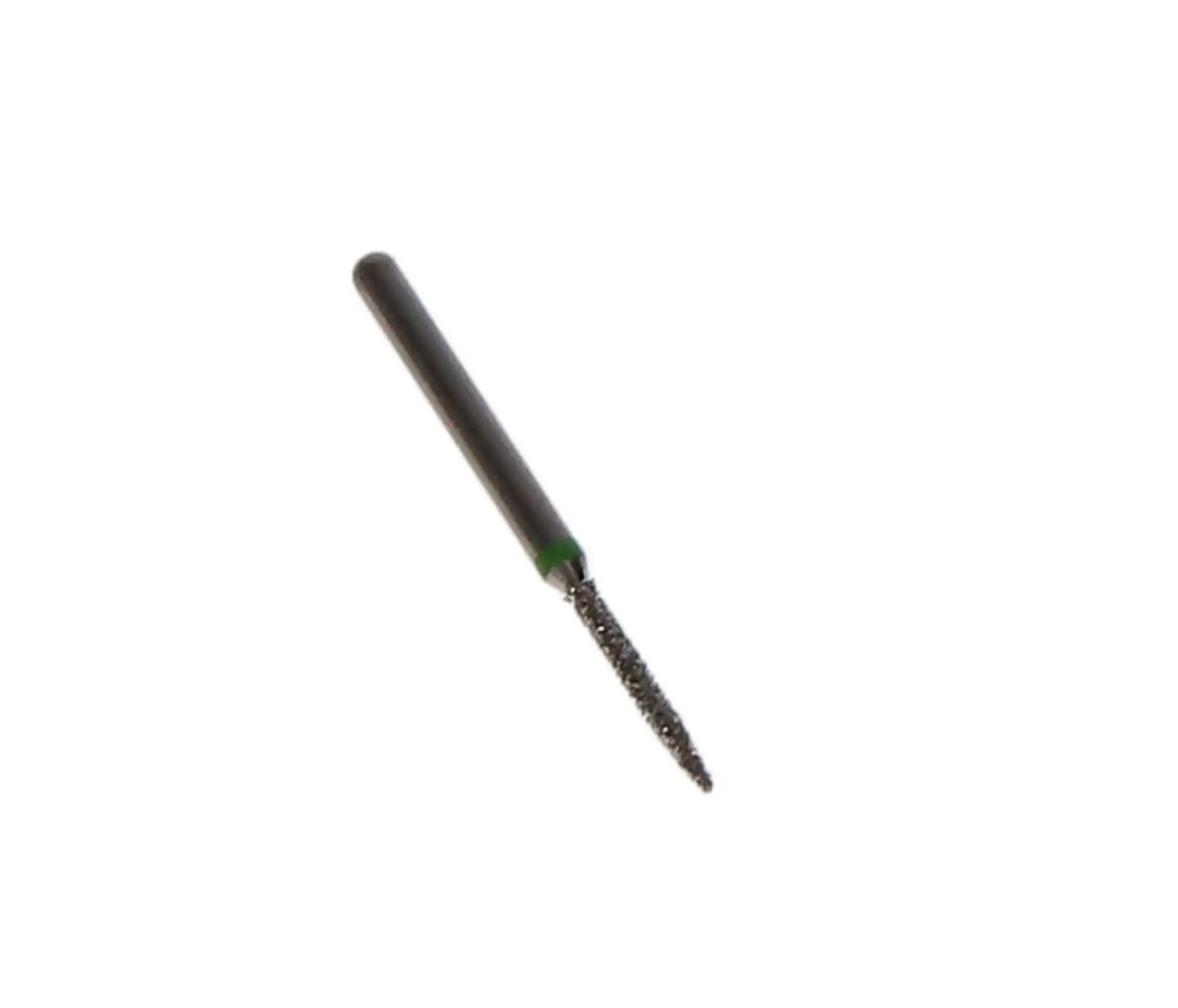 NTI Diamond Bur, FG, Flame, # C862, 1.0 mm Diameter, 8.0 mm Length, Coarse, Green Ring, 5/Pk, C862-010 thumbnail 2