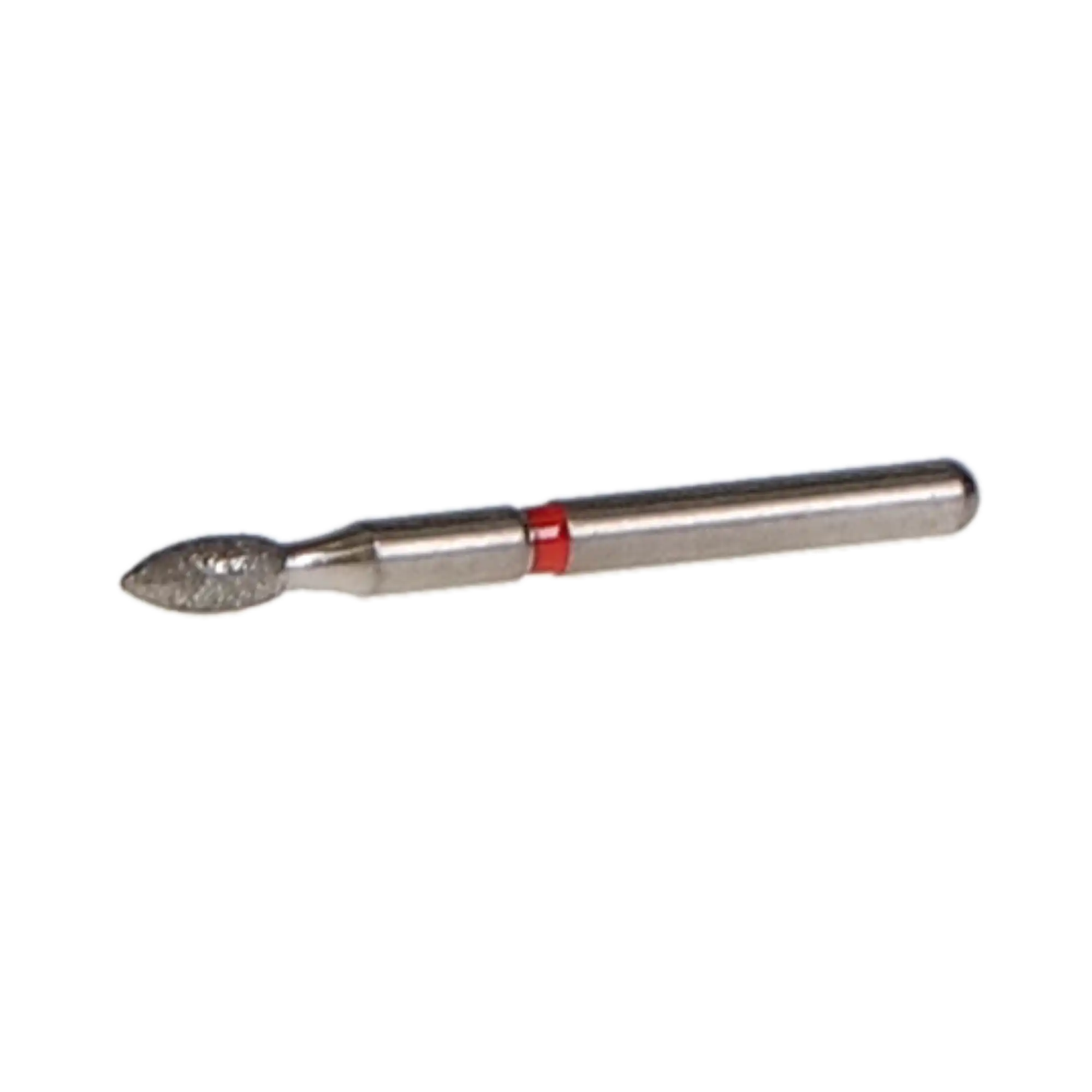 NTI Diamond Bur, FG, Pointed Football, #F368-016, 1.6 mm Diameter, 3.5 mm Length, Fine Grit, Red Ring, 5/Pk thumbnail 2