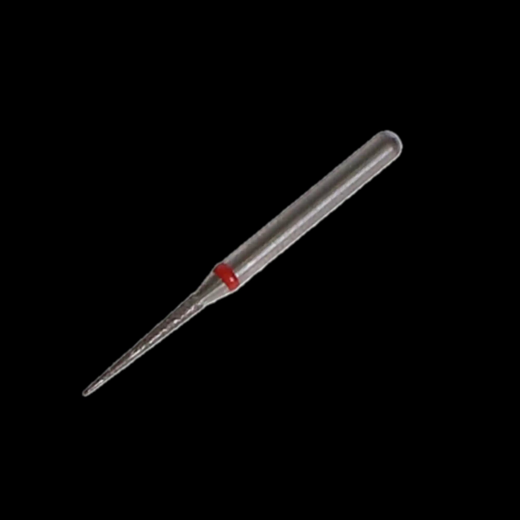 NTI Diamond Bur, FG, Needle, #F858, 1.0 mm, Fine, Red, 5/Pk, F858-010 thumbnail 3