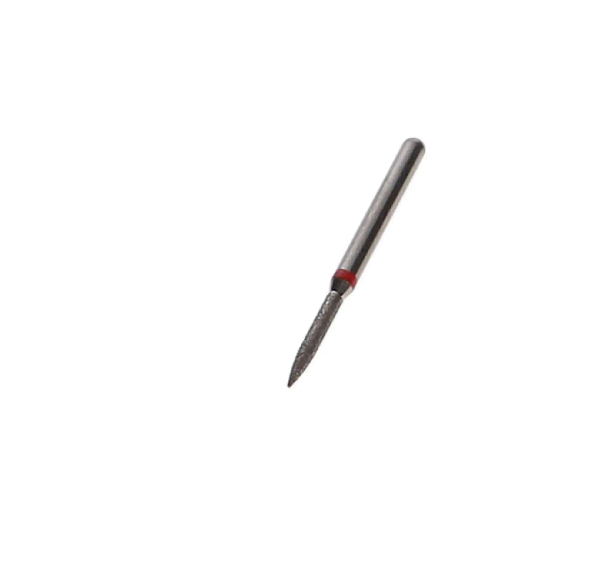 NTI Diamond Bur, FG, Flame, # F862, 1.0 mm Diameter, 8.0 mm Length, Fine Grit, Red Ring, 5/Pk, F862-010 thumbnail 3