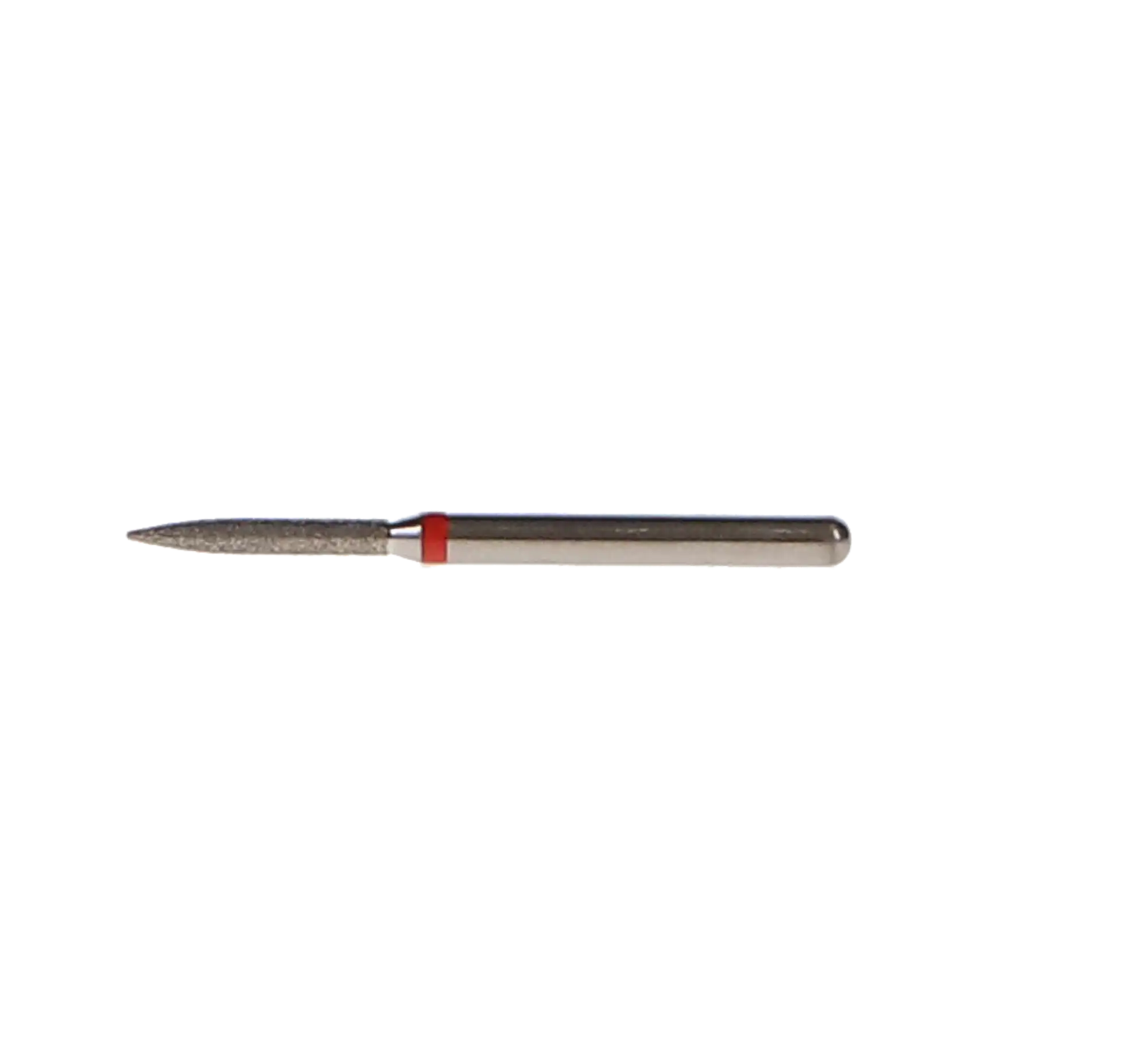 NTI Diamond Bur, FG, Flame, # F862, 1.0 mm Diameter, 8.0 mm Length, Fine Grit, Red Ring, 5/Pk, F862-010 thumbnail 6